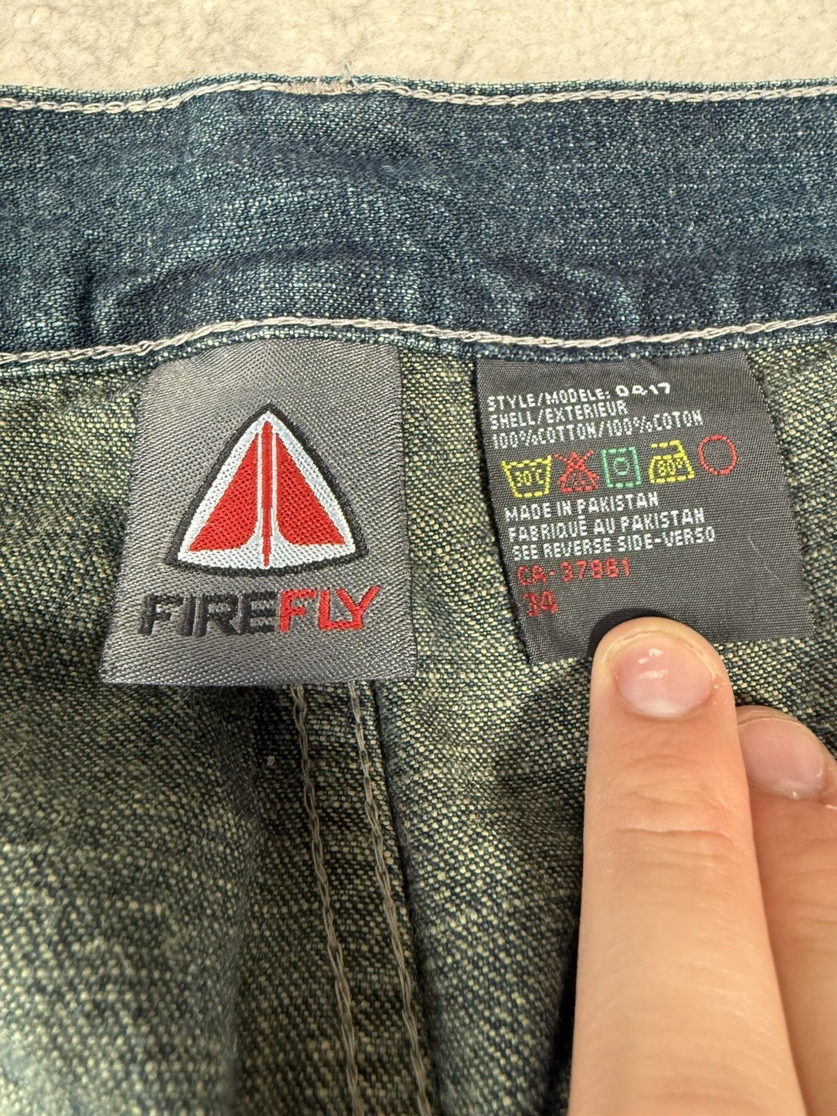 Vintage Y2K Firefly Skateboard Carpenter Denim Jeans Pants Size US 34 / EU 50 - 5 Thumbnail