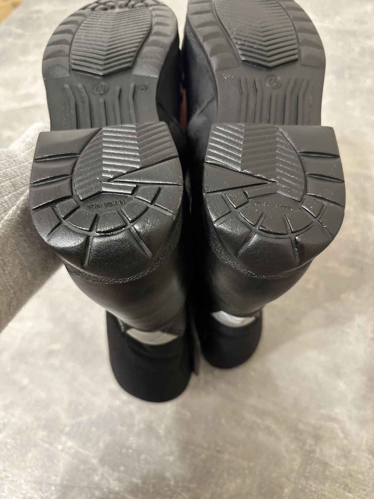 BMW Black Leather BMW Gore-Tex Moto Boots Size US 7.5 / EU 40-41 - 17 Thumbnail