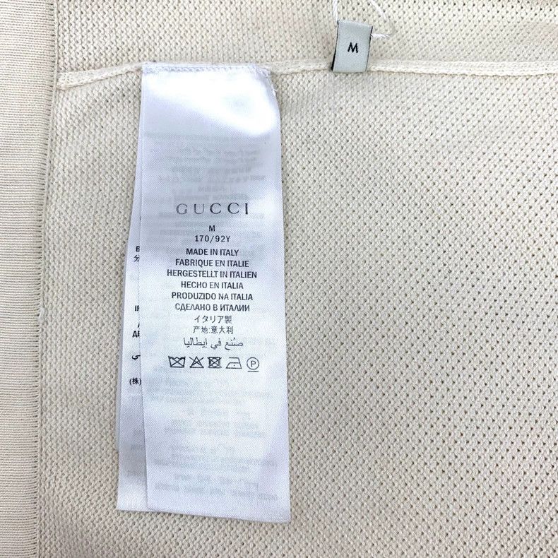Gucci Gucci Beige striped strawberry embroidered cotton hooded lo Size M / US 6-8 / IT 42-44 - 6 Thumbnail