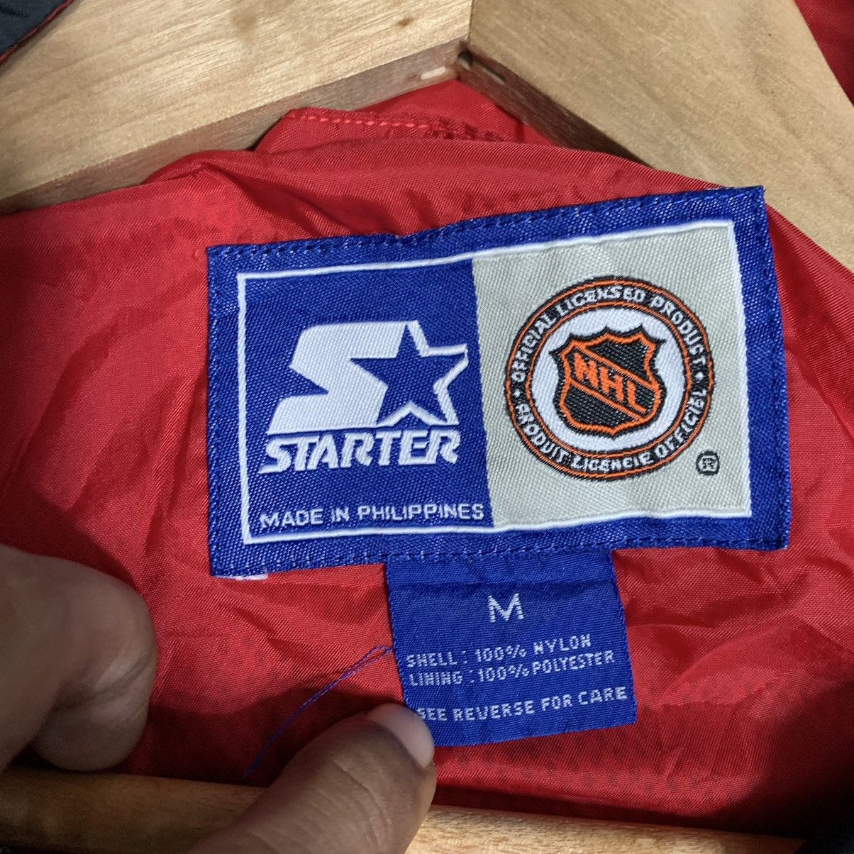 NHL Vintage Starter NHL Chicago Blackhawks Nylon Jacket Size US M / EU 48-50 / 2 - 14 Thumbnail