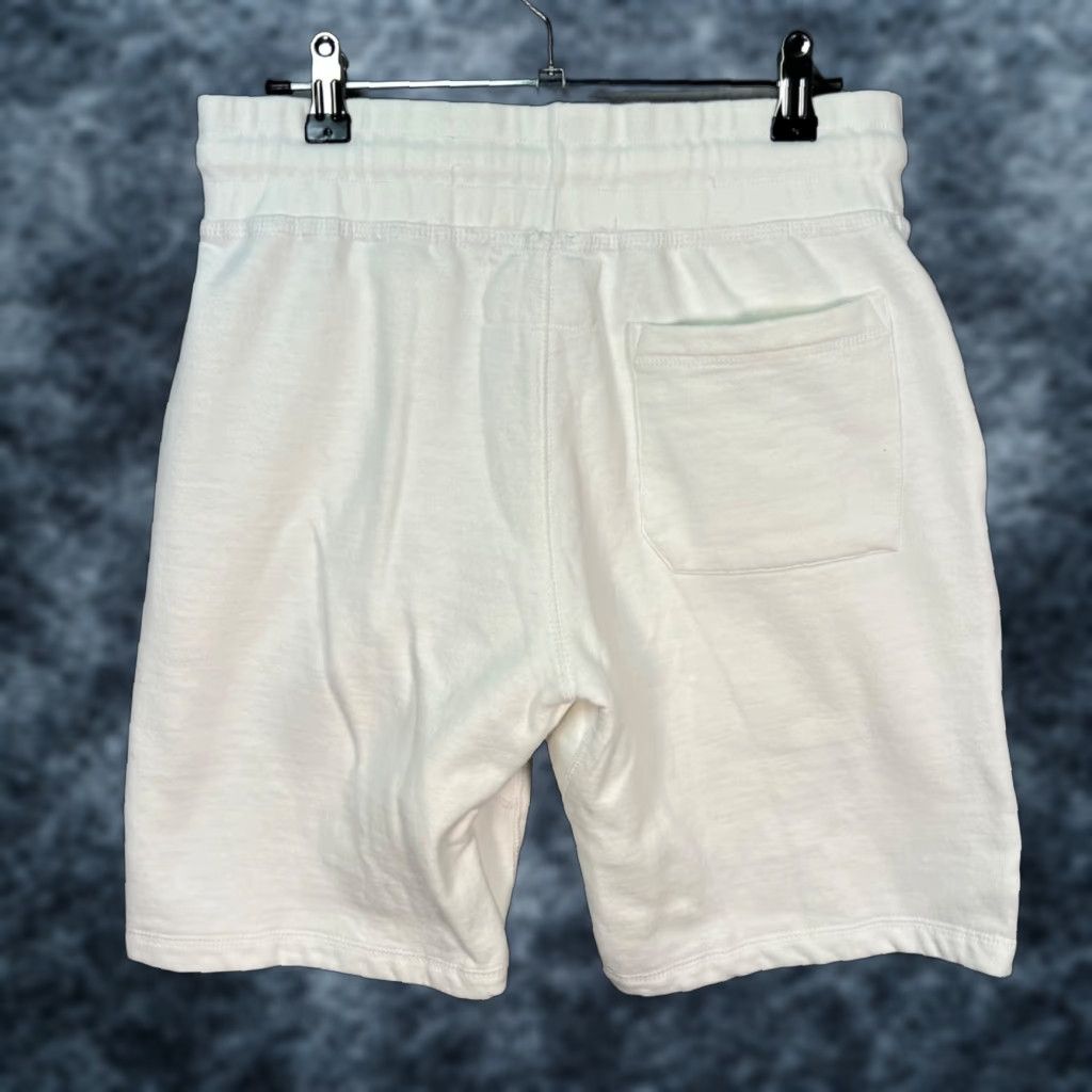 Camp Isidro Womens Small White Drawstring Sweat Shorts