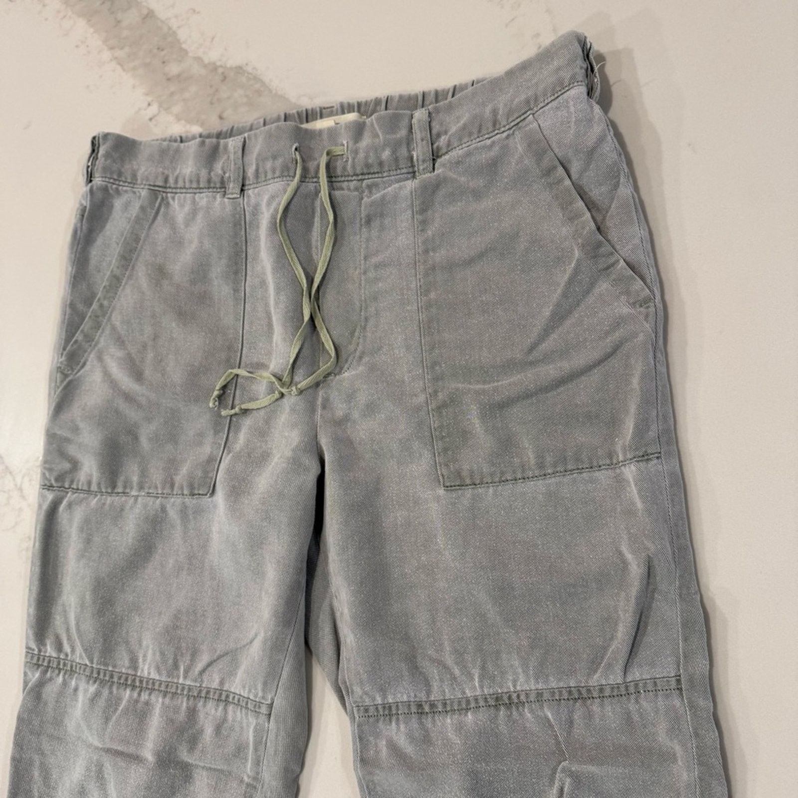 Anthropologie Cloth & Stone Mineral Wash Straight Leg Pants Women’s Medium Size 30" / US 8 / IT 44 - 3 Thumbnail