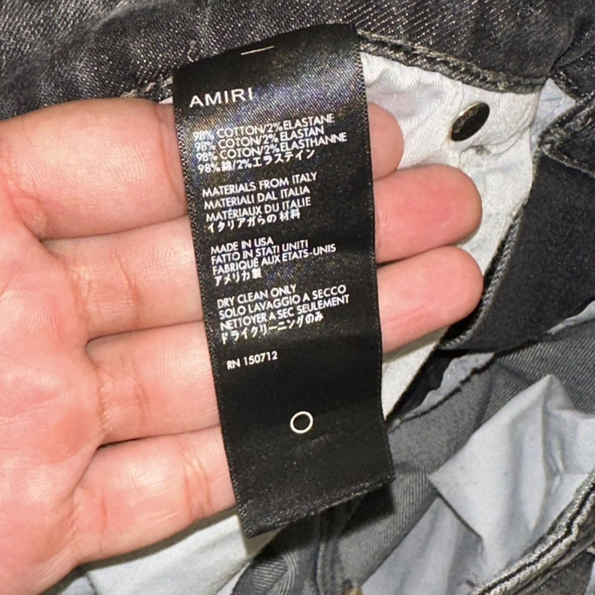 Amiri Amiri MX2 Black Black Patch Used 30 Size US 30 / EU 46 - 7 Thumbnail