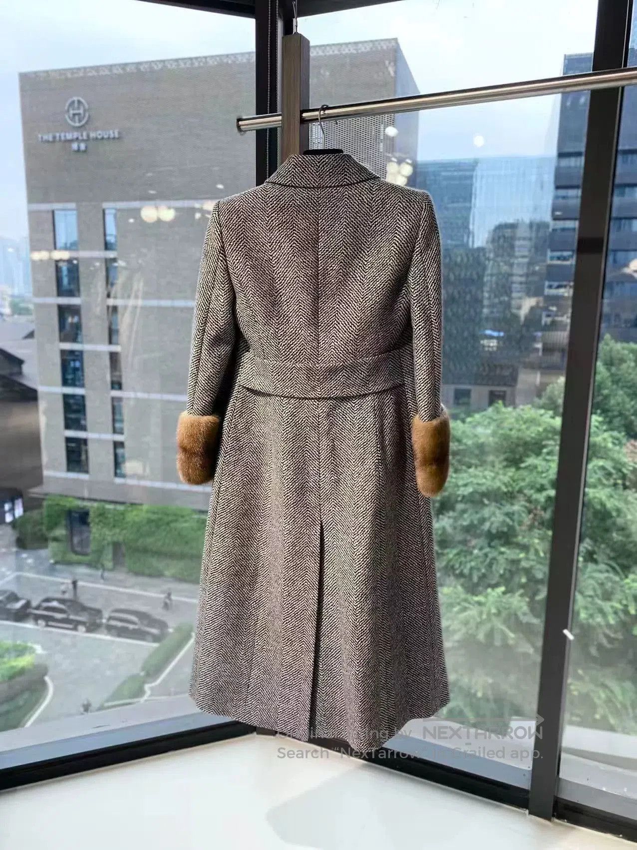 Fendi Fendi Wool Wave Plaid Pattern Coat. Size US XS / EU 42 / 0 - 2 Thumbnail