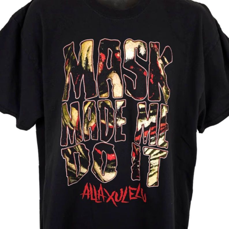 Port & Company Alla Xul Elu T Shirt Mens XL Black Mask Made Me Do It Horrorcore Horror Rap Band Hip Hop tour 2010-2019 Mens XL Black Shirt Size US XL / EU 56 / 4 - 2 Thumbnail