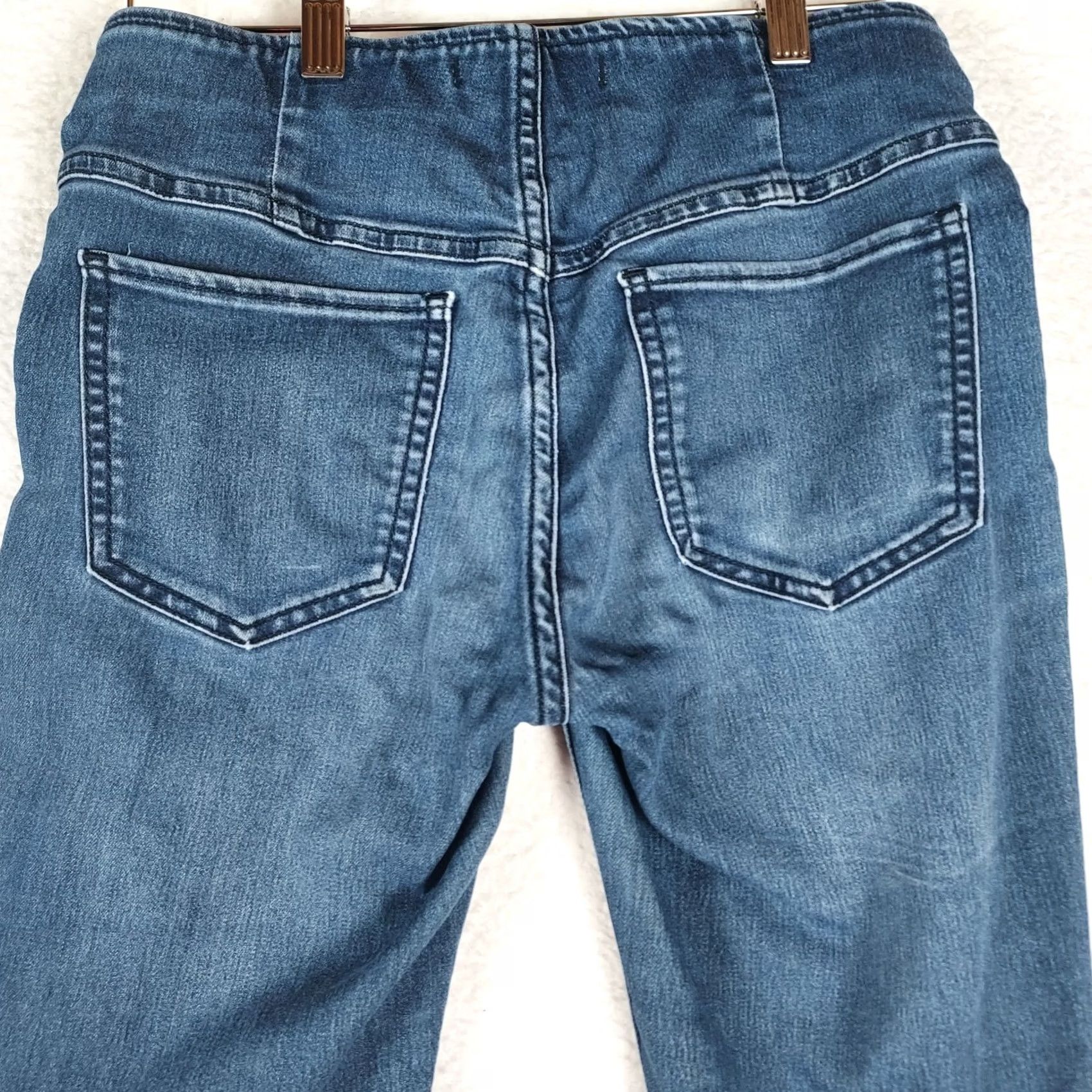 Free People VINTAGE? No — Free People Jeans Flared Women’s 26 Blue Denim Stretch Pull On 5-Pocket Festival Bohemian Shirt? Size 26" / US 2 / IT 38 - 3 Thumbnail