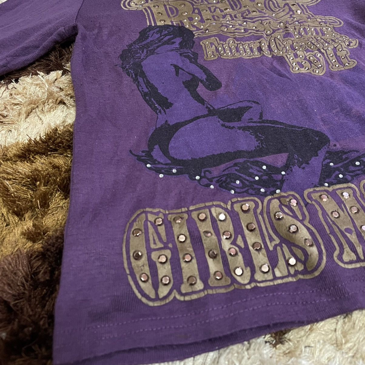 If Six Was Nine ECRIRE SEXY LADIES WORDING DOUBLE LAYER LONG SLEEVE TSHIRT Size XXL / US 16-18 / IT 52-54 - 14 Thumbnail