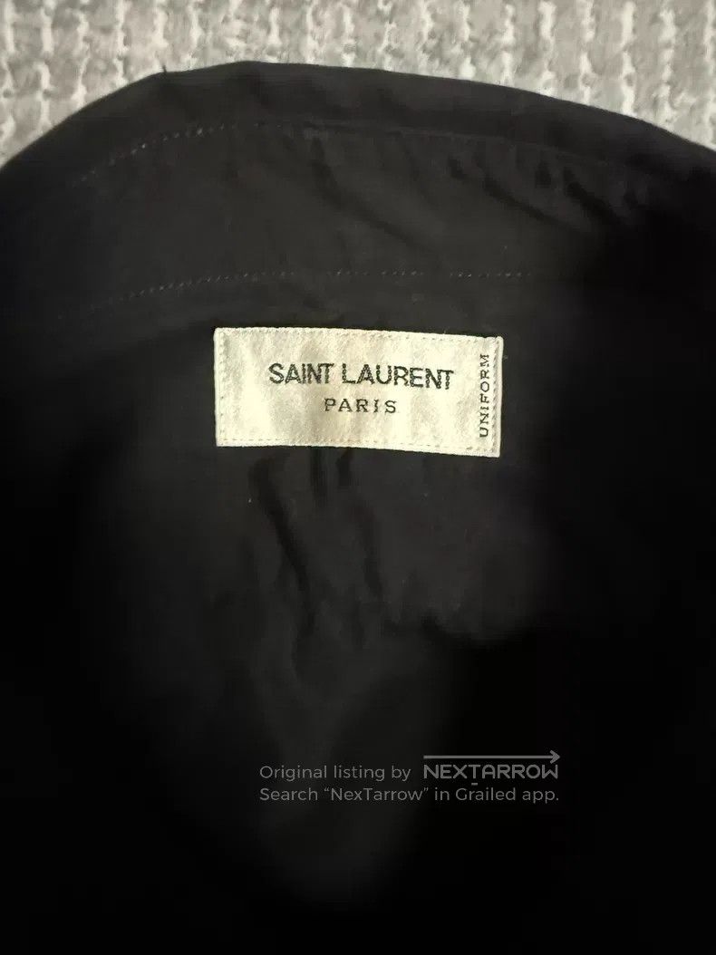 Saint Laurent Paris Saint Laurent Paris Classic black basic shirt i Size S / US 4 / IT 40 - 3 Thumbnail