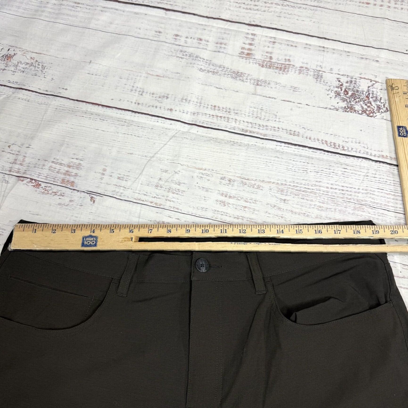 Callaway Callaway Men's Brown Pants Golf Chino Flat Front Polyester Cotton Sz 38×34 Size US 38 / EU 54 - 2 Thumbnail