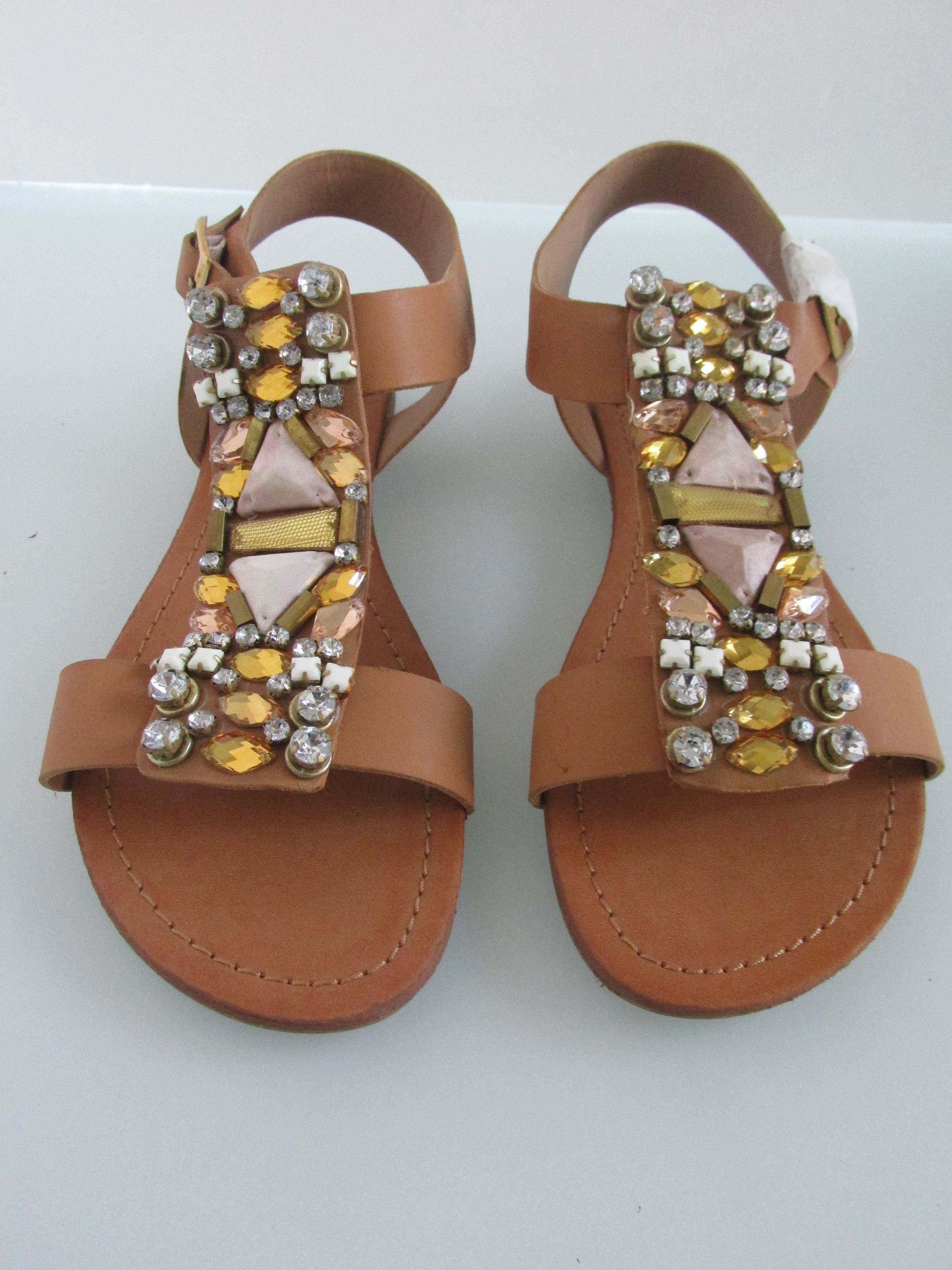 Steve Madden Steve Madden New Wiktor Women's Embellished Sandals Size 8 M Size US 8 / IT 38 - 2 Thumbnail