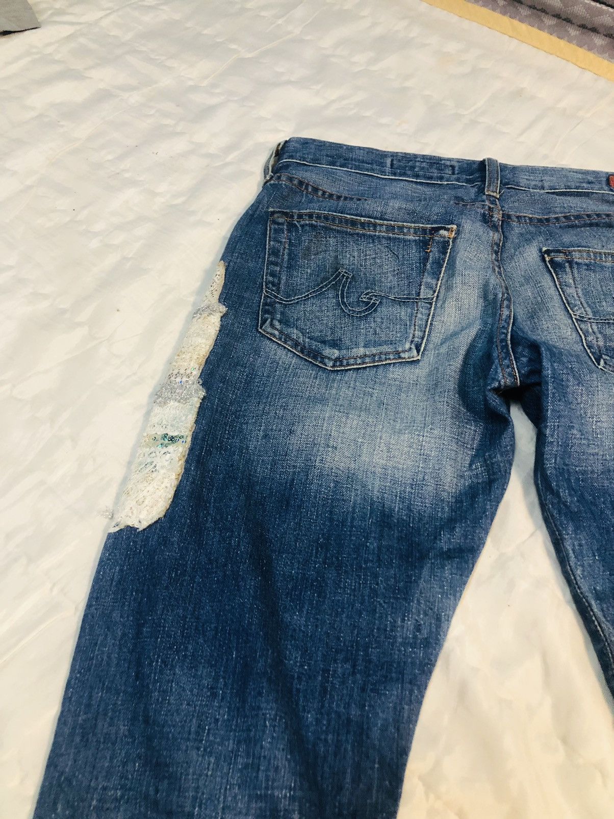 AG Adriano Goldschmied Distressed Denim Adriano Goldschmied Jeans MadeInUsa (3) Size 32" / US 10 / IT 46 - 23 Thumbnail