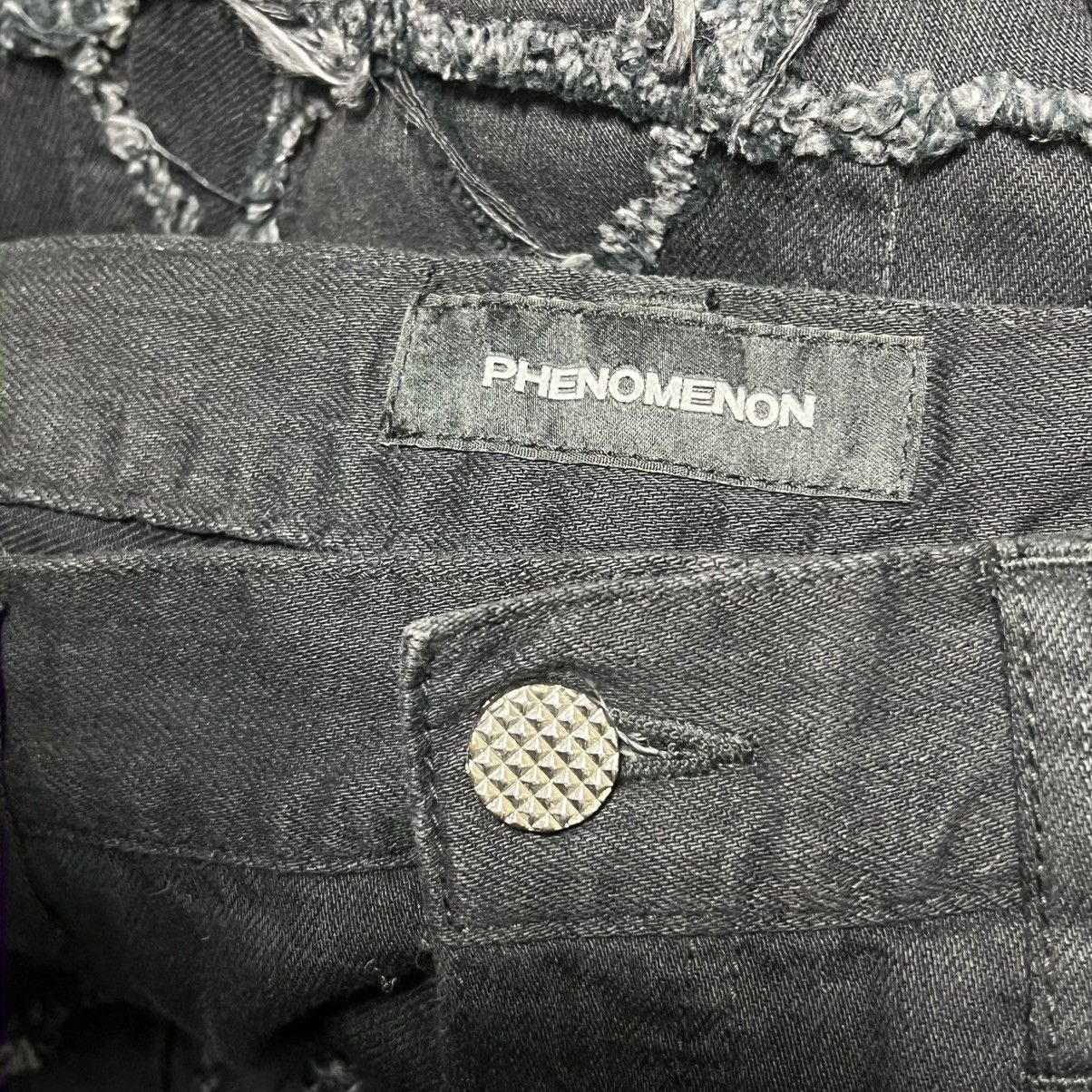 PHENOMENON Phenomenon 2010SS Crust Pants Black Sample Size US 30 / EU 46 - 4 Thumbnail