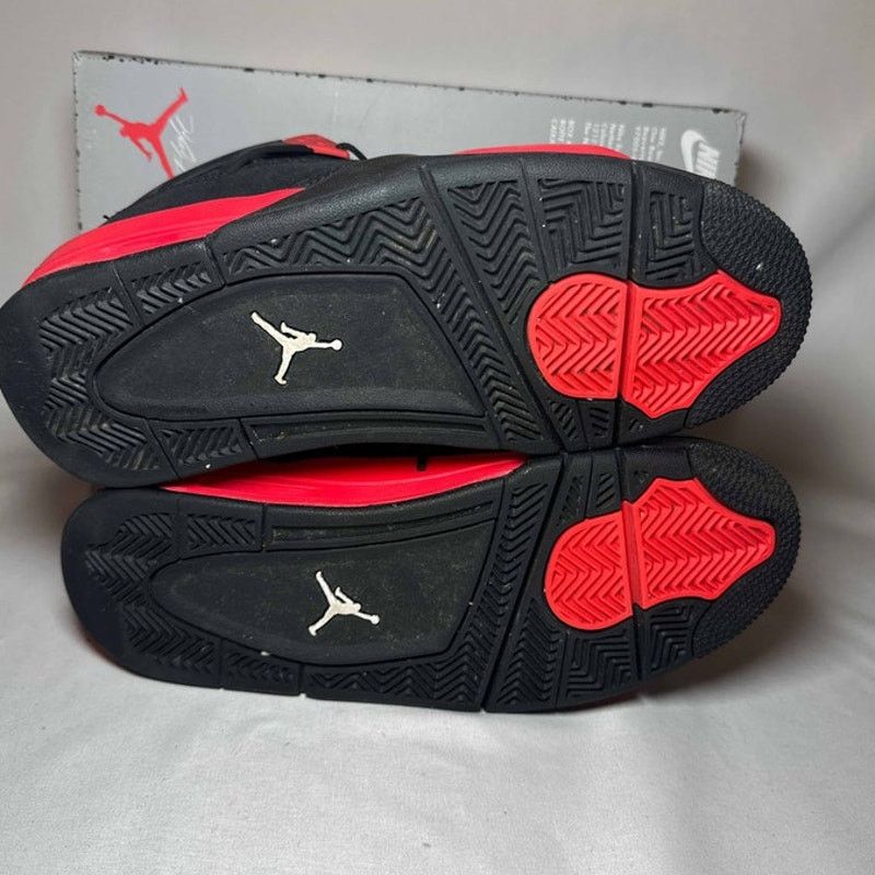 Jordan Brand × Nike Size 7 - Nike Air Jordan 4 Retro GS Red Thunder Men's Shoes Size US 7 / EU 40 - 6 Thumbnail