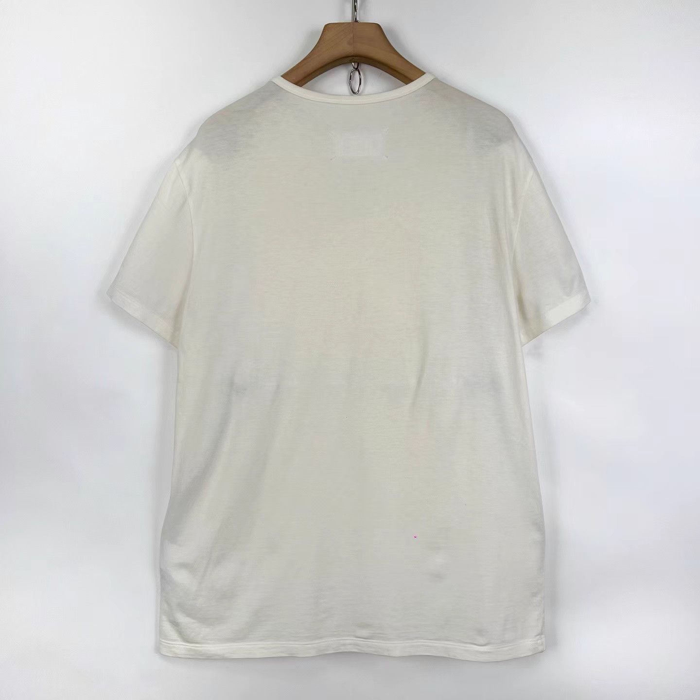 Maison Margiela Maison Margiela White Embroidered Logo Short Sleeve K12 Size US M / EU 48-50 / 2 - 2 Thumbnail