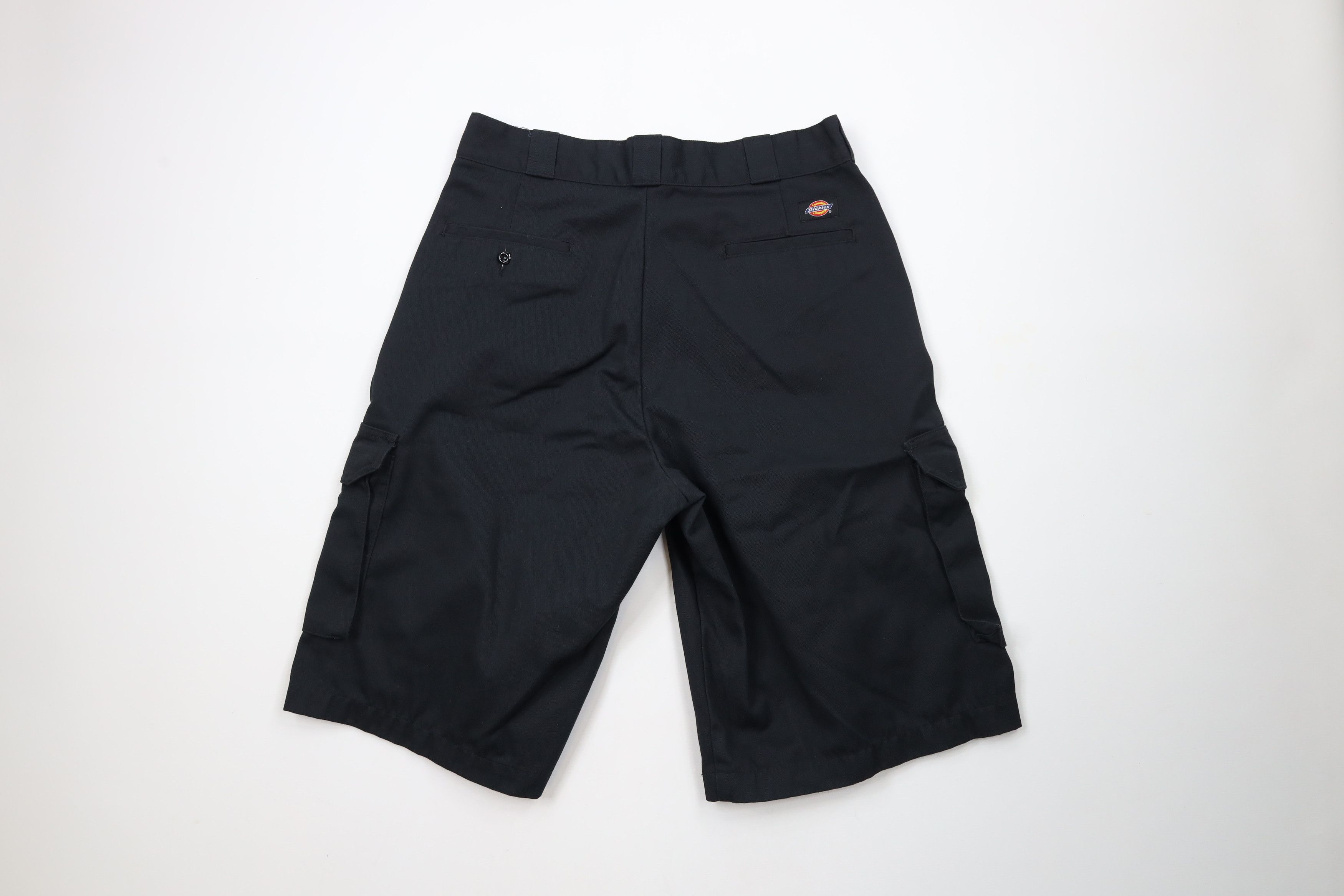 Dickies × Vintage Vintage Y2K Dickies Spell Out Loose Fit Cargo Shorts Black Size US 34 / EU 50 - 10 Thumbnail