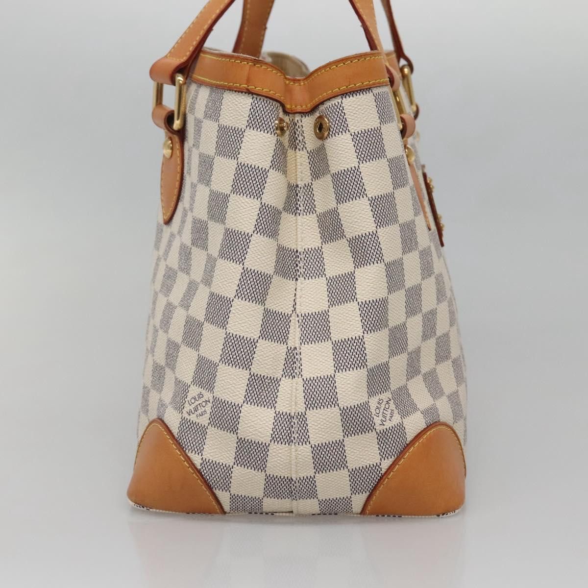 Louis Vuitton LOUIS VUITTON Damier Azur Hampstead PM Tote Bag N51207 Size ONE SIZE - 3 Thumbnail