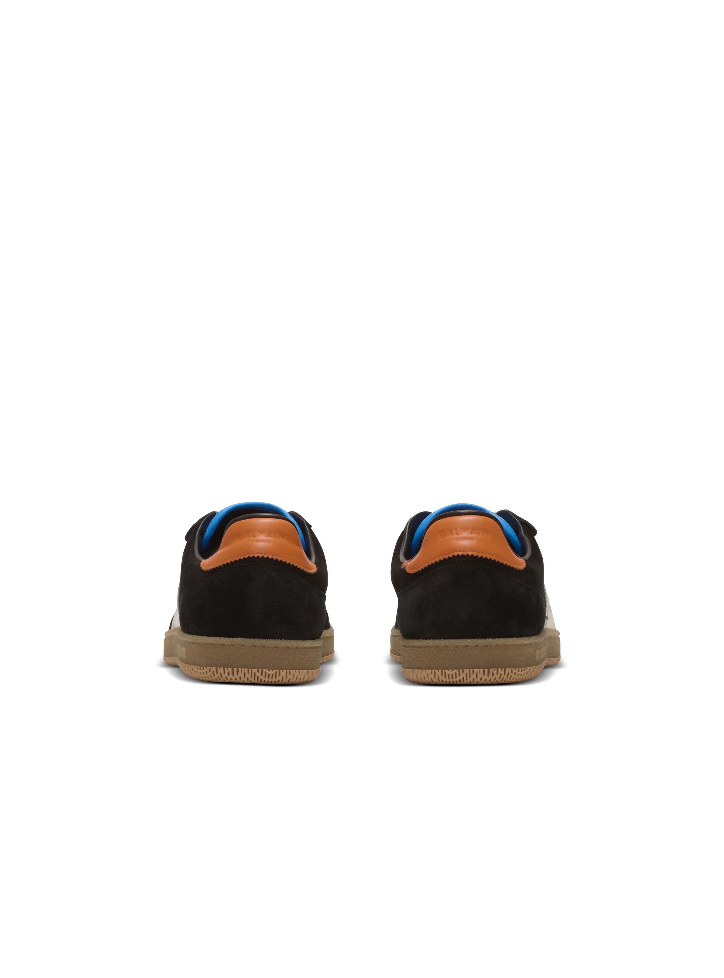 Balmain o1s1wg111025 Swan Leather Sneakers in Multicolor Size US 8 / EU 41 - 4 Thumbnail