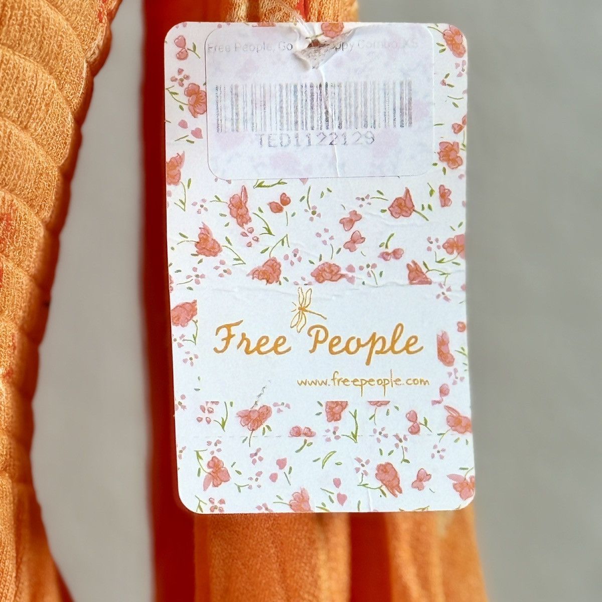 Free People Free People Golden Poppy Off Shoulder Smocked Bell Tunic Size XS / US 0-2 / IT 36-38 - 3 Thumbnail