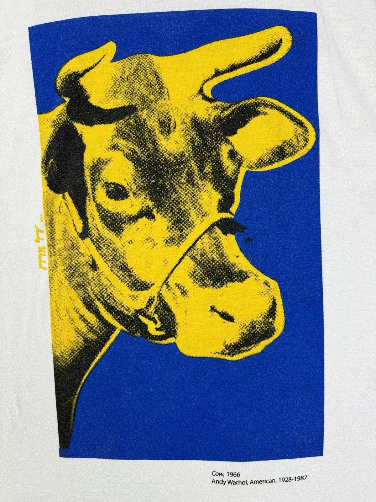 Andy Warhol The Andy Warhol Museum Cow Painting Art Promo Rare T-Shirt Size US M / EU 48-50 / 2 - 2 Thumbnail