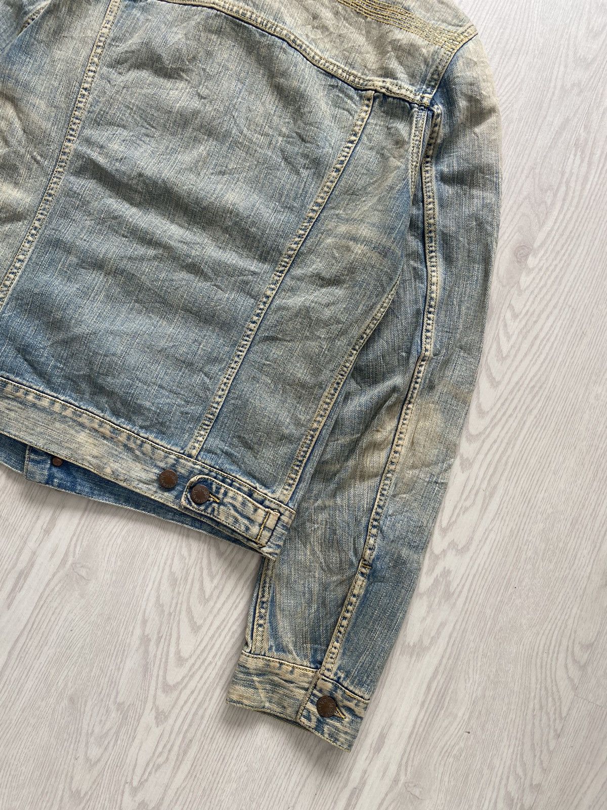Nudie Jeans Vintage 2000’s Nudie Conny Thread Embroidery Trucker Jacket Size US S / EU 44-46 / 1 - 7 Thumbnail