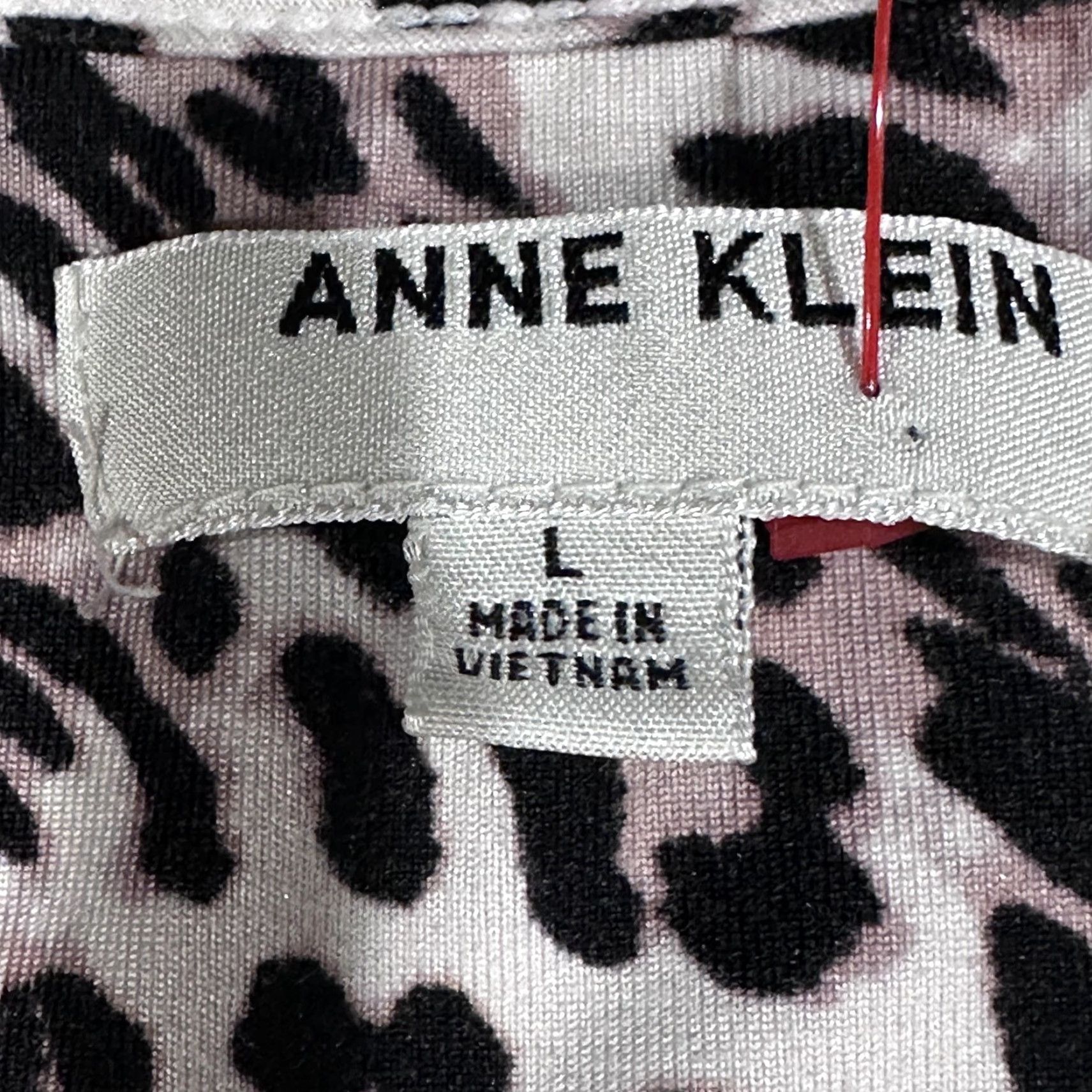Anne Klein Anne Klein Dress Womens L Brown Animal Print A-Line T-Shirt Dress Knee Length Size L / US 10 / IT 46 - 3 Thumbnail