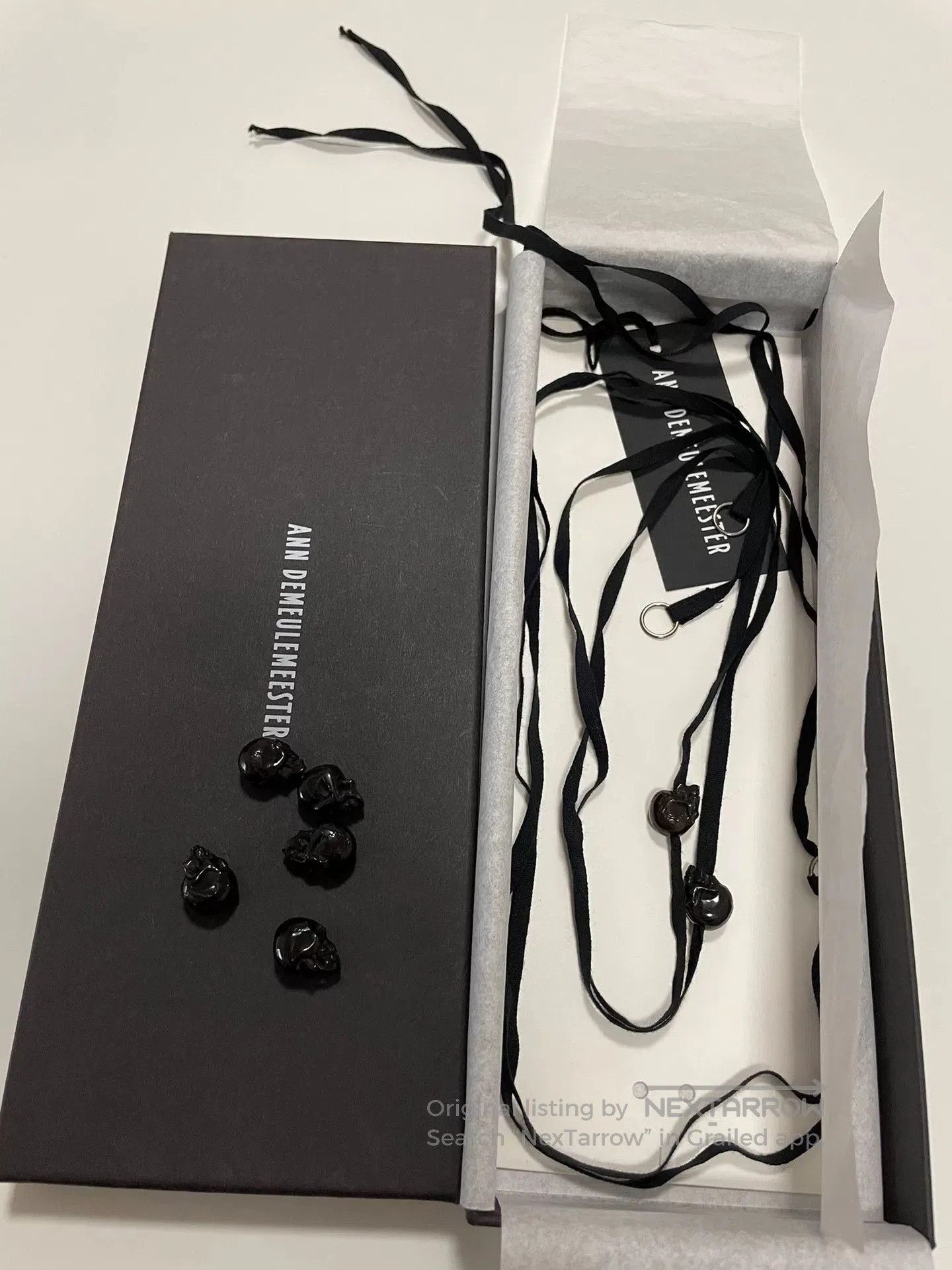 Ann Demeulemeester Ann Demeulemeester Black Skull Necklace Waist Chain. Size ONE SIZE - 1 Thumbnail