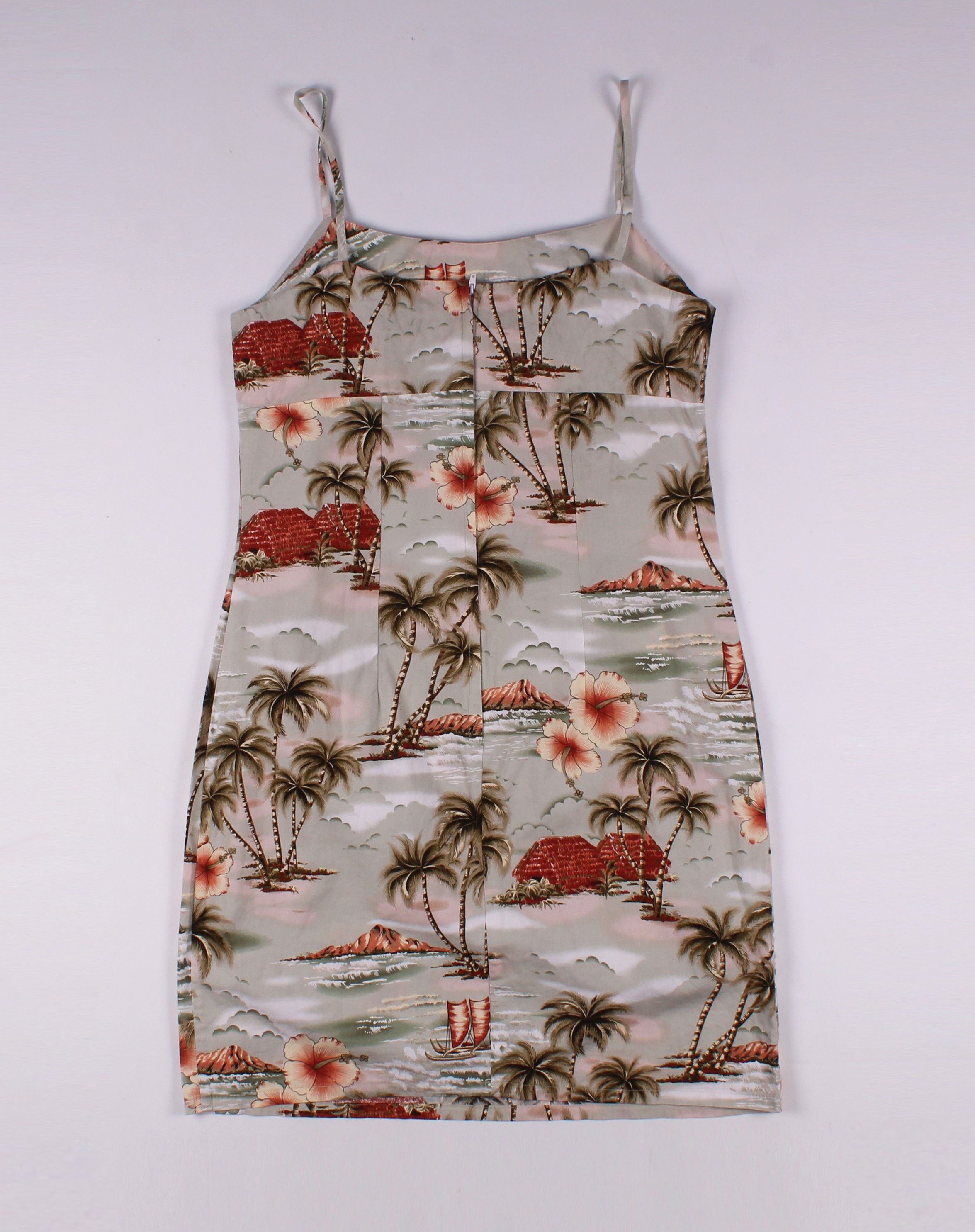 Vintage Vintage KY'S Hawaiian Printed Mini Dress Size M / US 6-8 / IT 42-44 - 8 Thumbnail