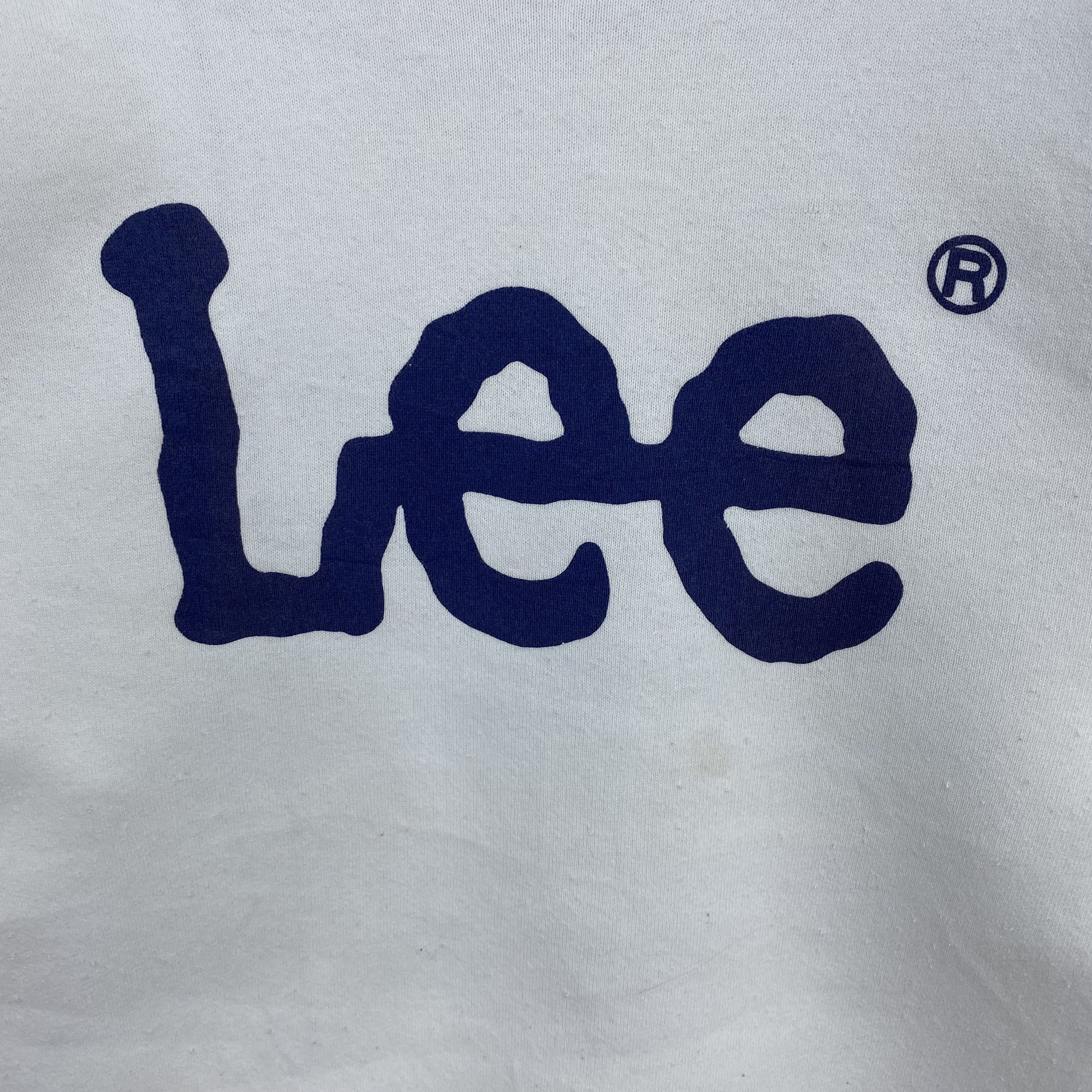 Lee Vintage 90s Lee Spellout Sweater Pullover Sweatshirt Jumper Size S / US 4 / IT 40 - 3 Thumbnail