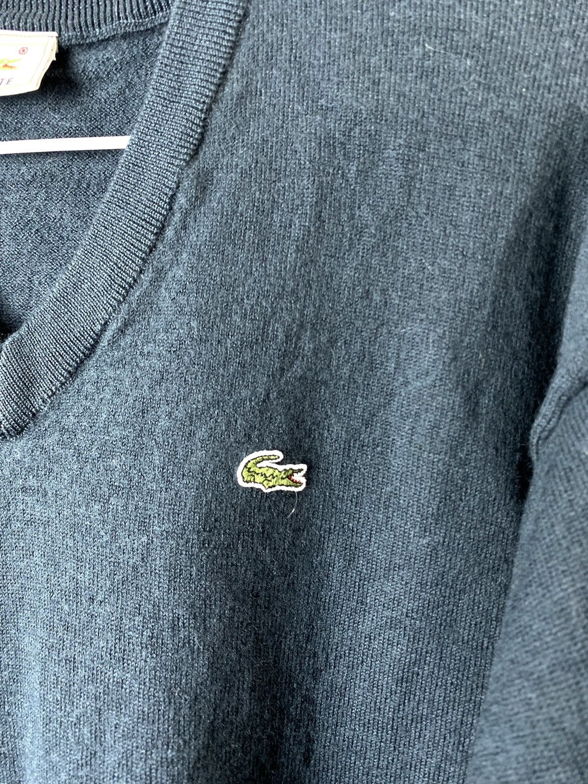 Lacoste 💥90’s Rare! Vintage Lacoste Cardigan Sweater Vneck Knit Size US M / EU 48-50 / 2 - 3 Thumbnail