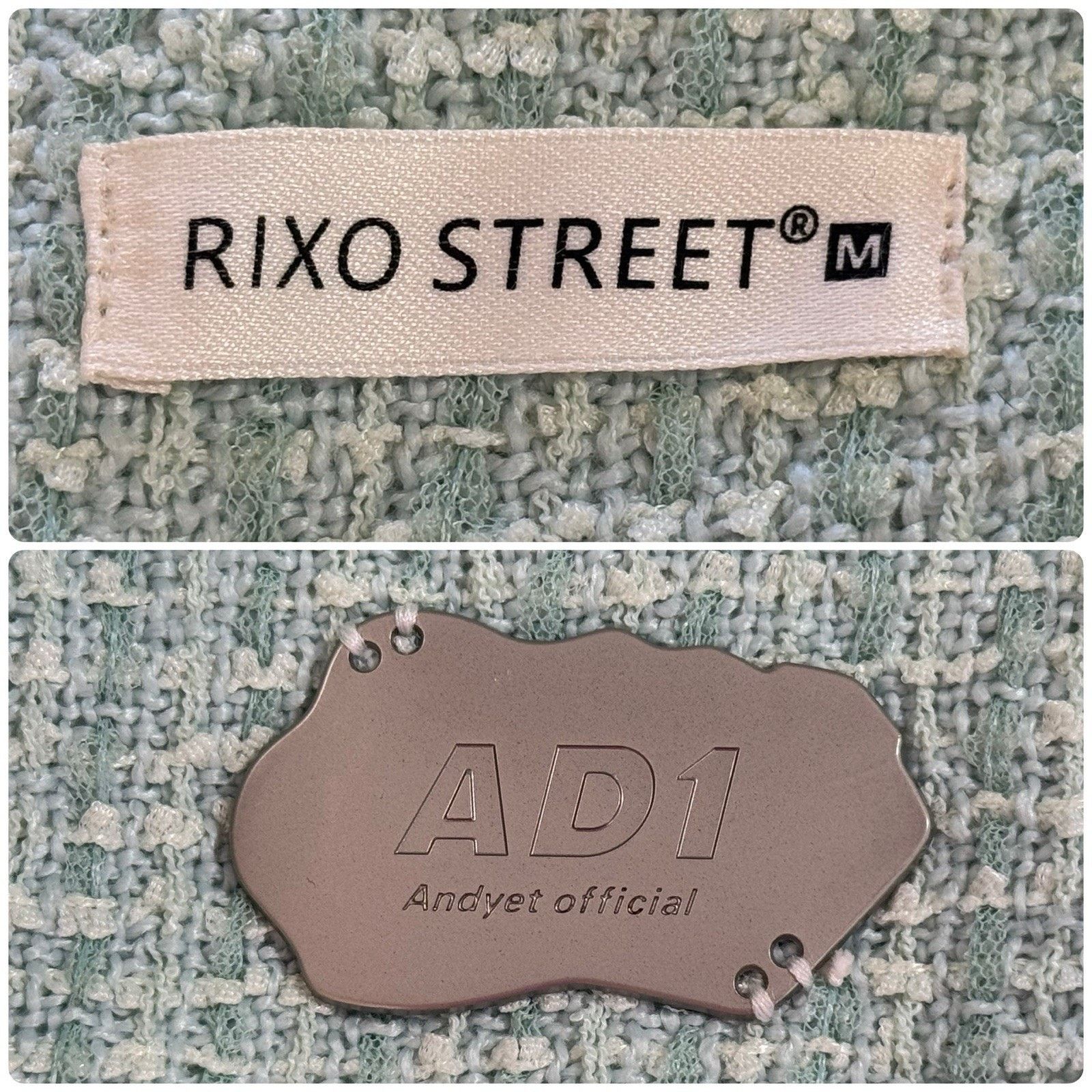 Other RIXO STREET Mint Tweed Wool Fringe Designer Blazer Jacket M Size M / US 6-8 / IT 42-44 - 9 Thumbnail
