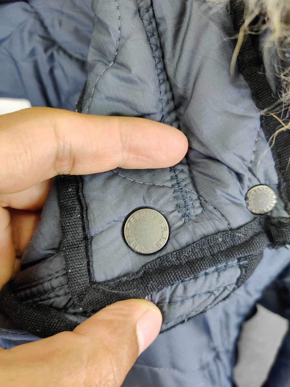 Vintage Vintage 90's Parajumpers Quilted Military Fur Parkas Size US S / EU 44-46 / 1 - 9 Thumbnail