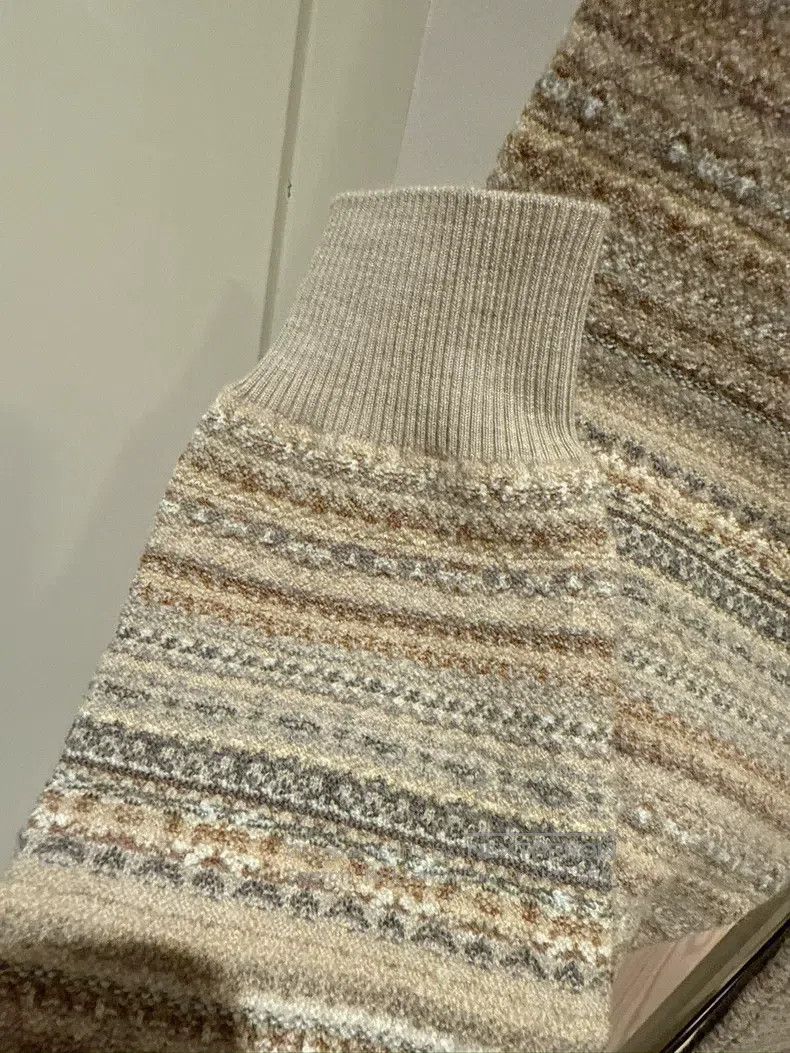 Loro Piana Loro Piana size XS Jacquard Knit Tights, Slim Fit, Underwea Size 22" - 6 Thumbnail