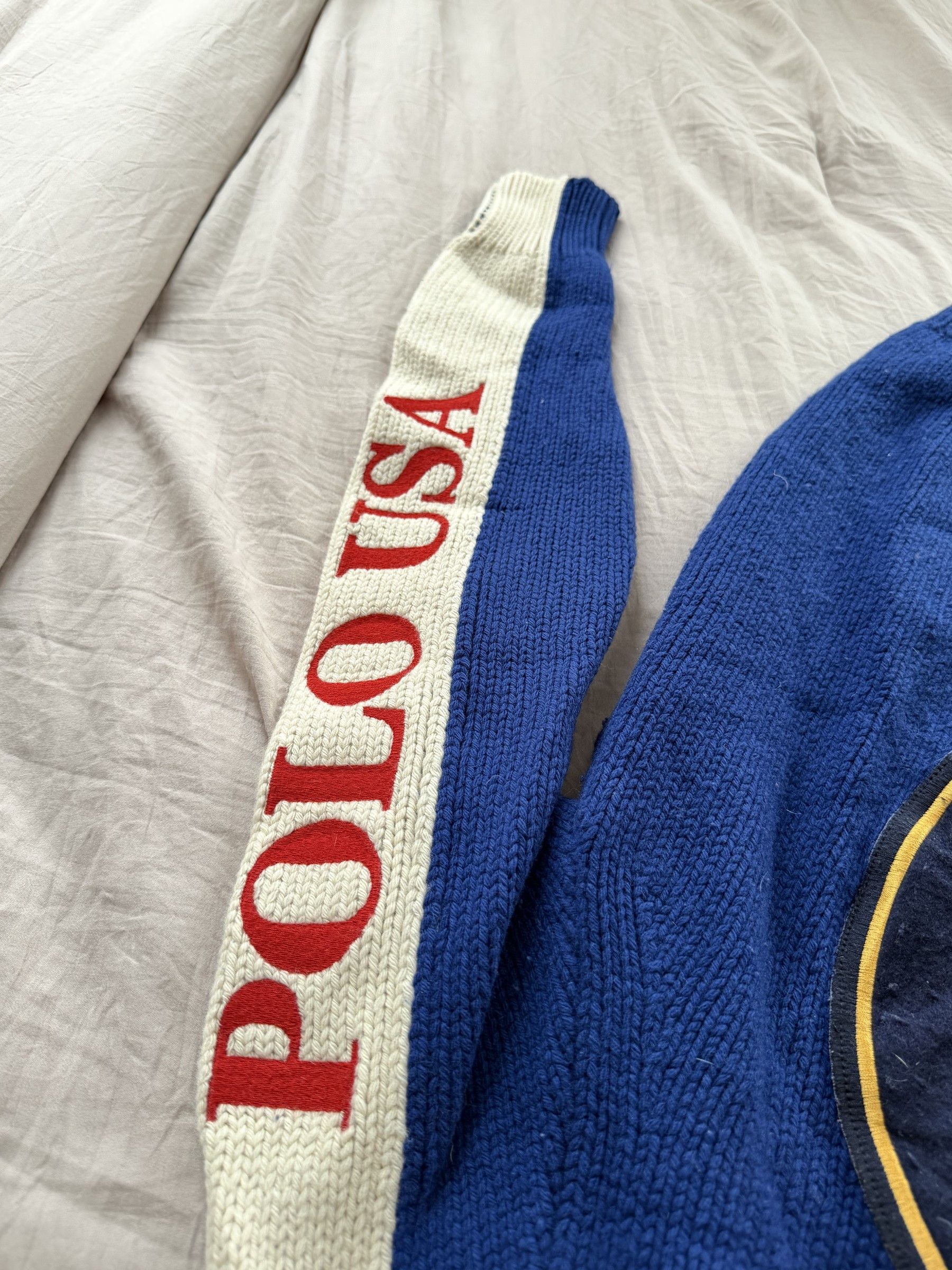 Polo Ralph Lauren Polo Ralph Lauren Crest Wool Turtleneck Cobalt S Size US S / EU 44-46 / 1 - 6 Thumbnail
