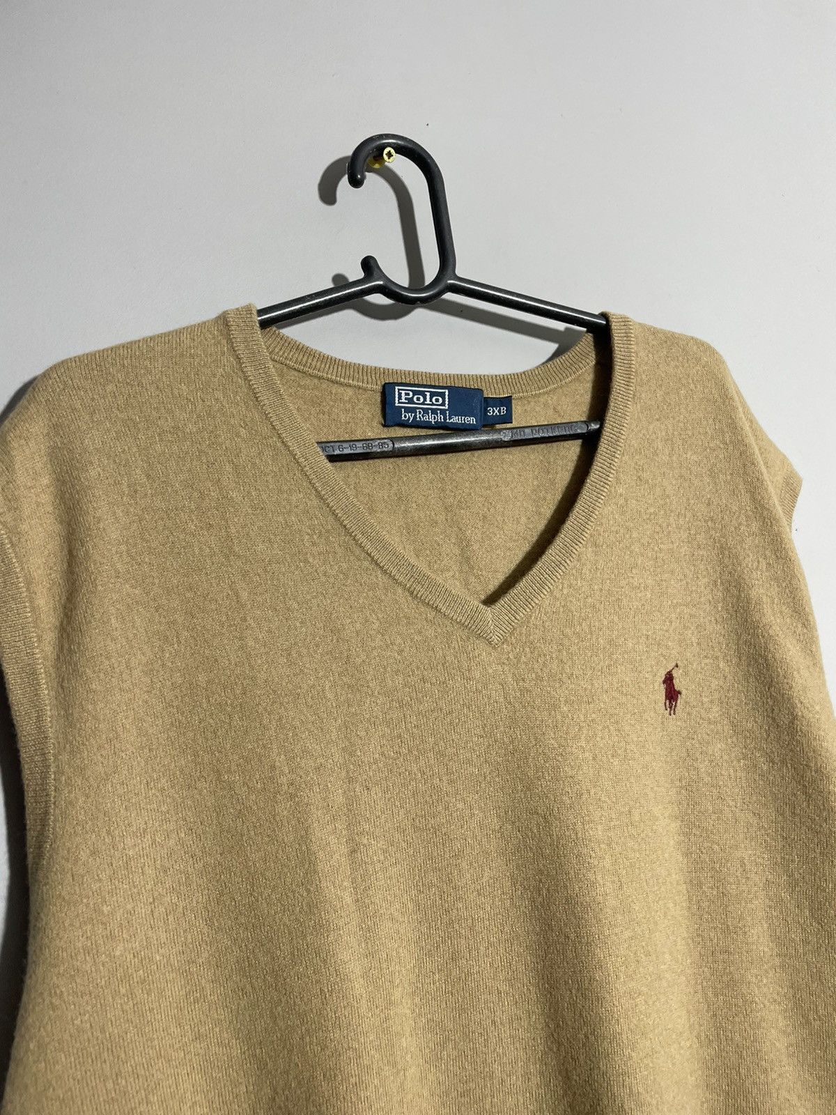 Polo Ralph Lauren × Vintage Vintage Polo Ralph Lauren Beige Old Money Style wool vest Size US XXL / EU 58 / 5 - 3 Thumbnail