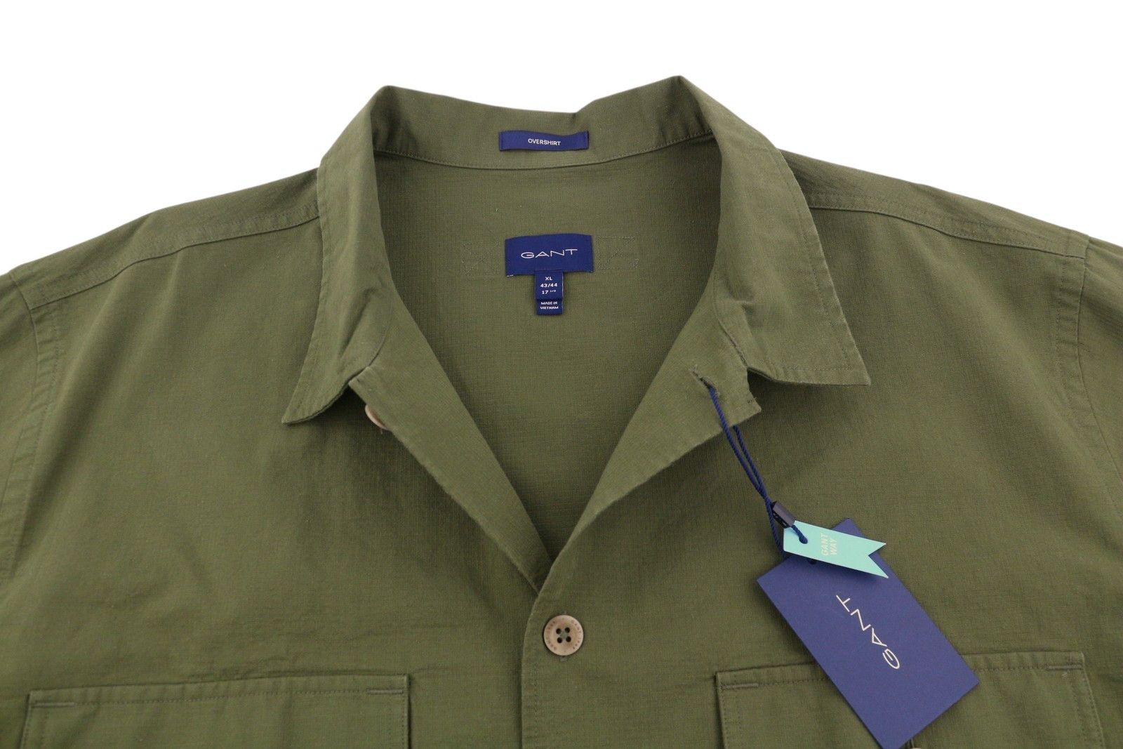 Gant RIPSTOP OVERSHIRT XL Racing Green Patch Pocket 87519 Size US XL / EU 56 / 4 - 4 Thumbnail