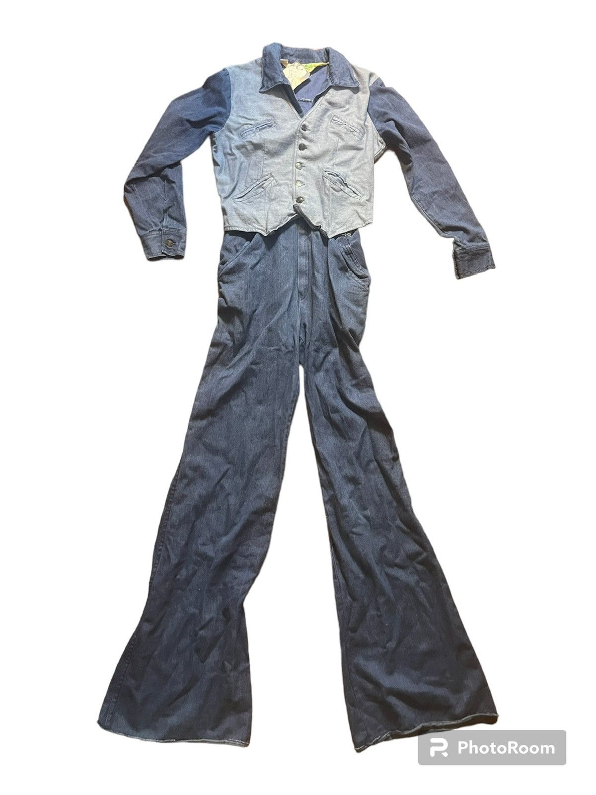 Crazy rare 1970s wild oats denim set.
