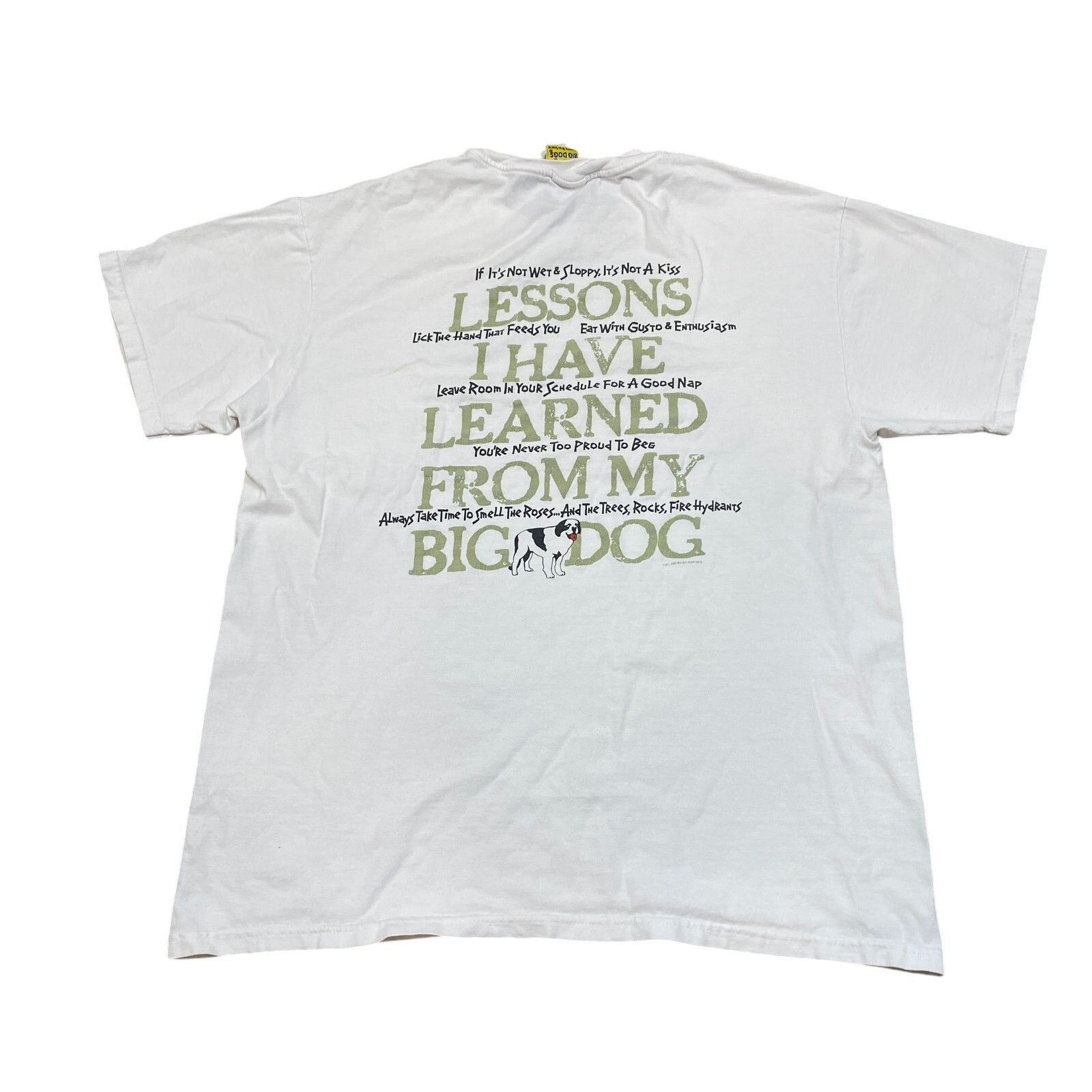 Big Dogs × Vintage Vintage Y2K Big Dogs Lesson I Learned T Shirt Men's Large Size US L / EU 52-54 / 3 - 1 Thumbnail