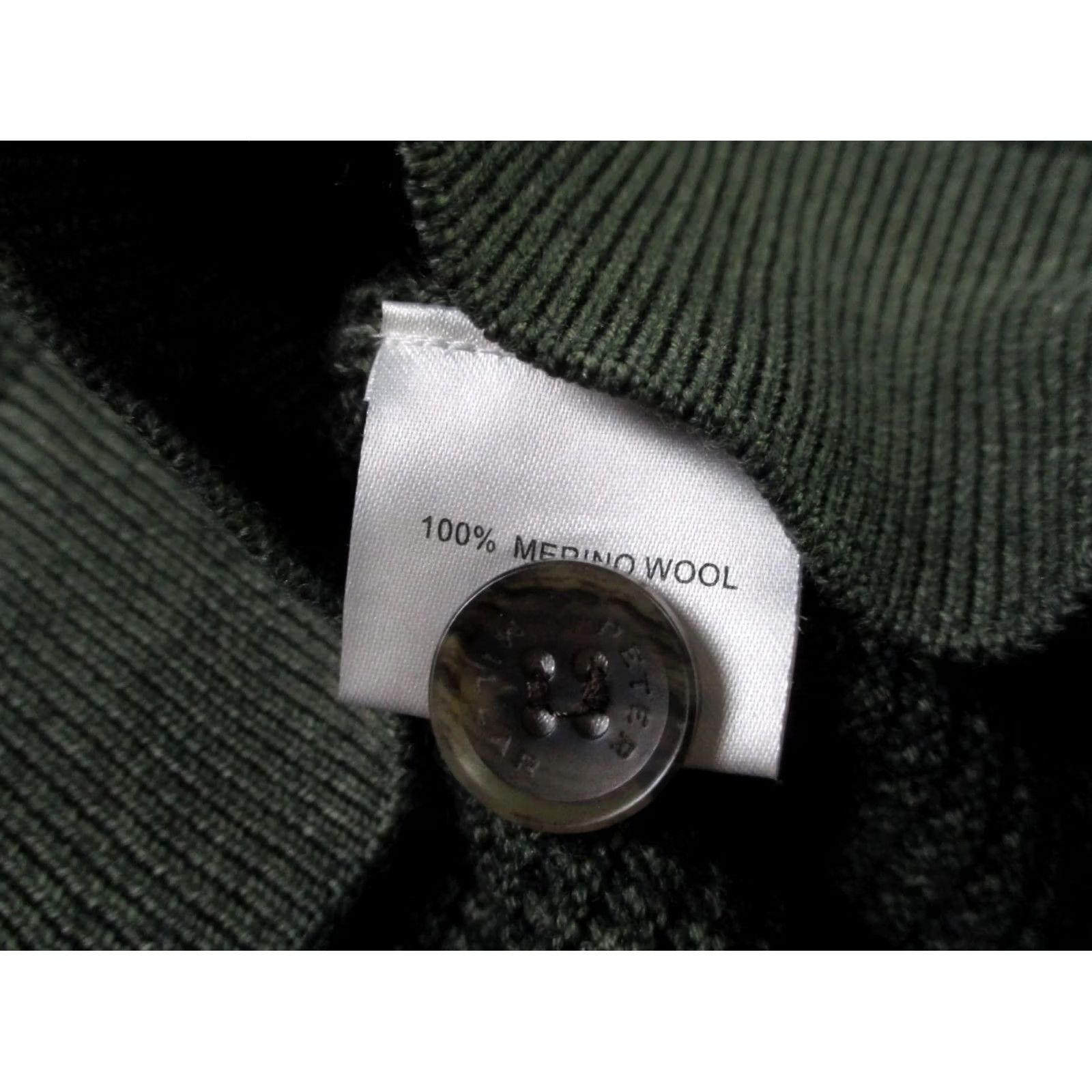 Peter Millar Peter Millar Sweater Men L Green Wool Pullover Golf Grid Textured Preppy Stretch Size US L / EU 52-54 / 3 - 7 Thumbnail