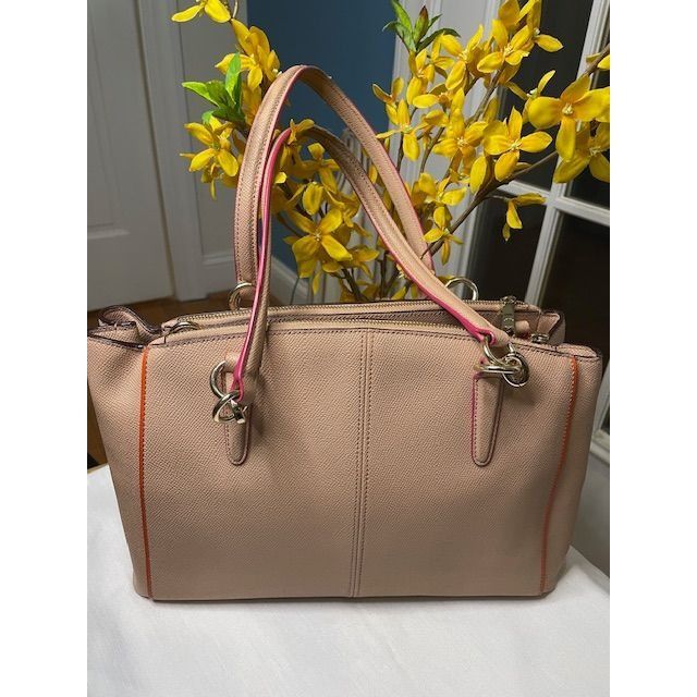 Coach Versatile COACH Christie Cross grain Leather Carryall - Ligh Size ONE SIZE - 5 Thumbnail