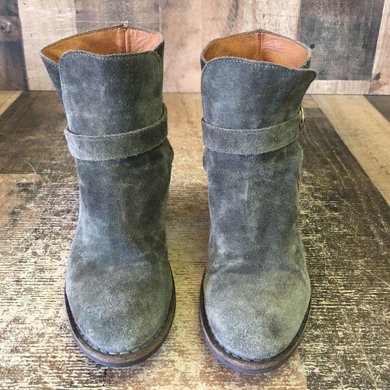 Fiorentini + Baker Fiorentini Baker Gray Suede Ankle Boots Womens EUR 38 US 8 Size US 8 / IT 38 - 7 Thumbnail
