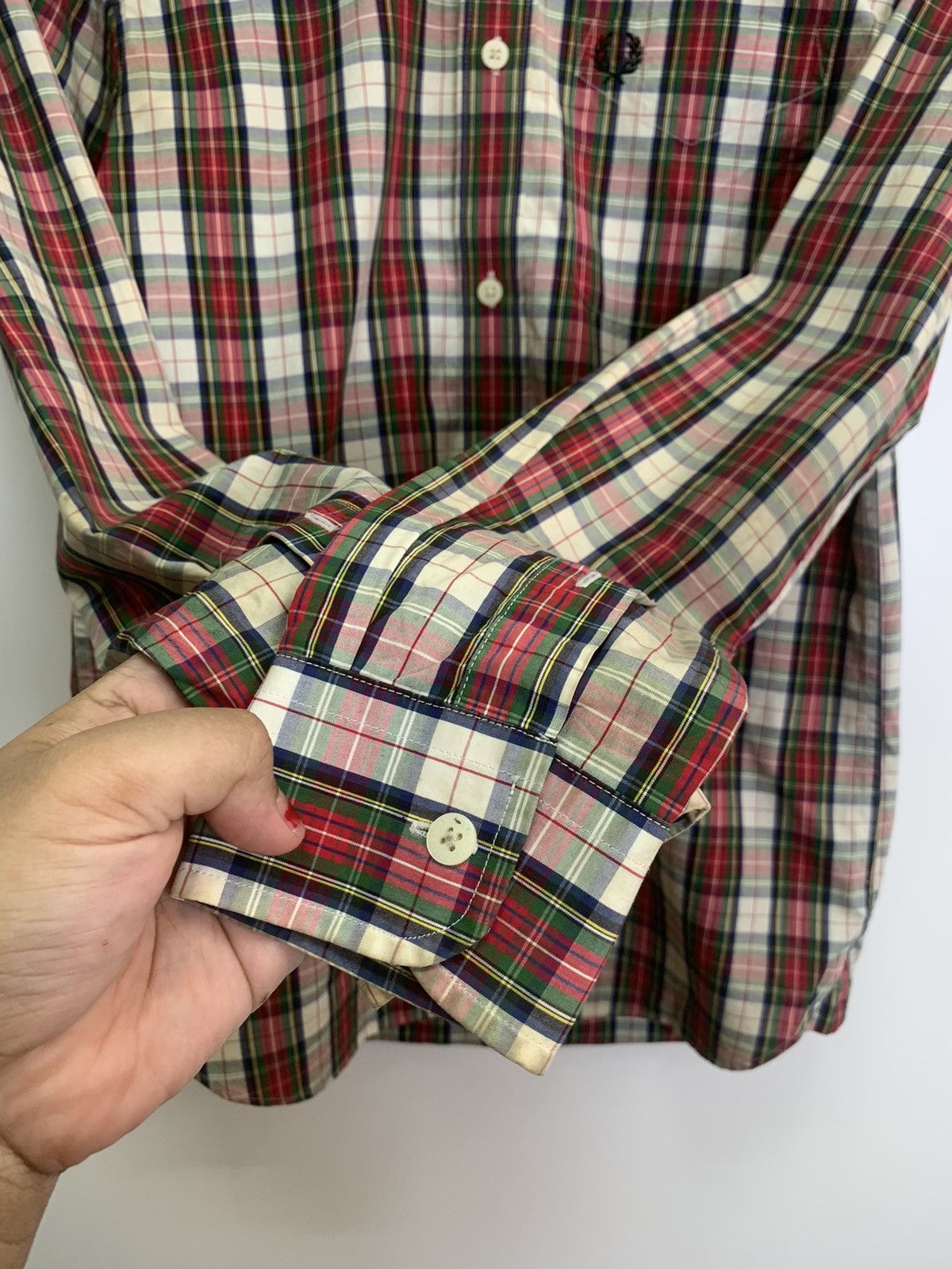 Flannel × Fred Perry × Vintage Vintage Fred Perry Flannel Size US XS / EU 42 / 0 - 6 Thumbnail