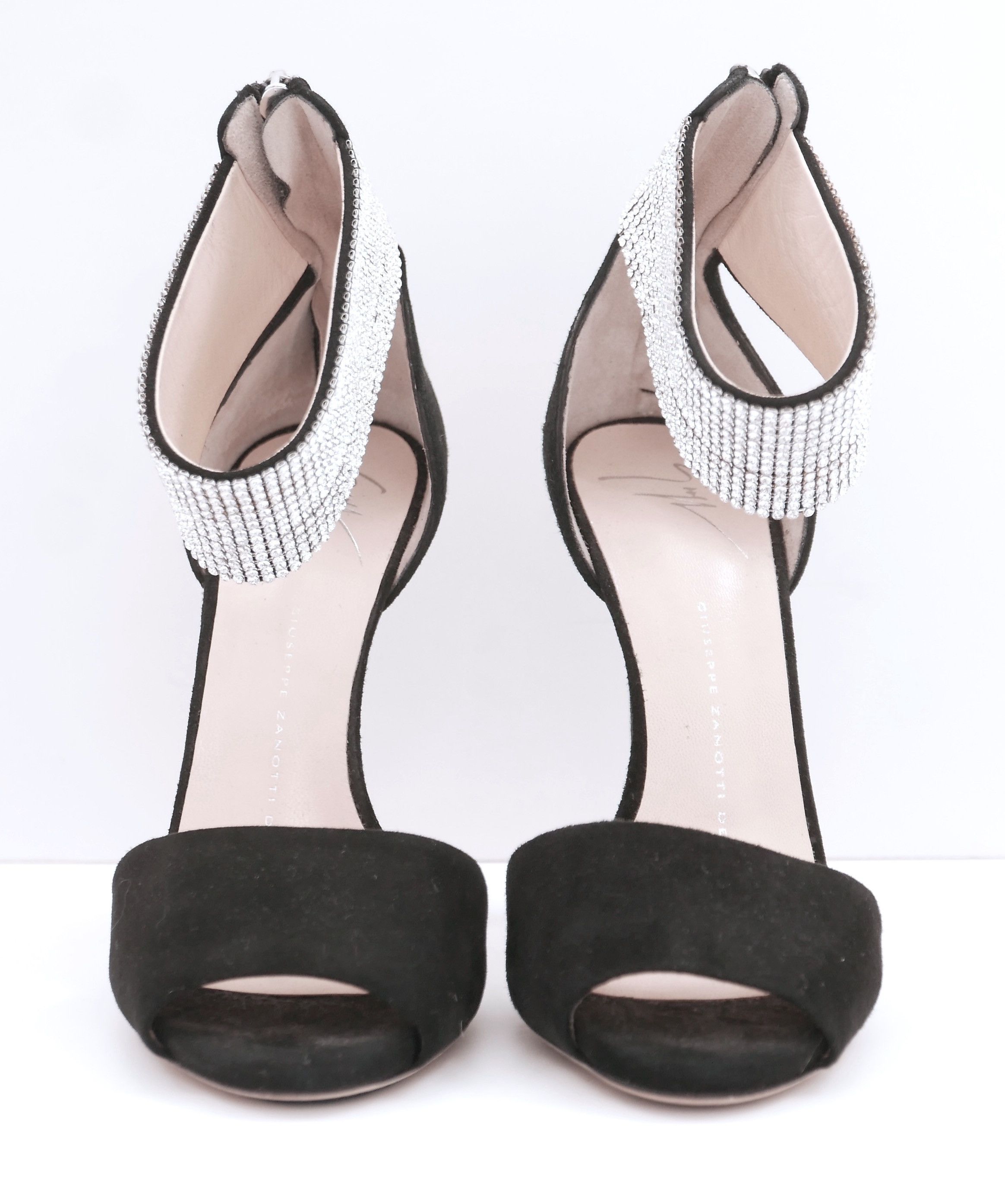 Giuseppe Zanotti Giuseppe Zanotti £1200 Crystal Cuff Sandals Heels Size US 6 / IT 36 - 4 Thumbnail