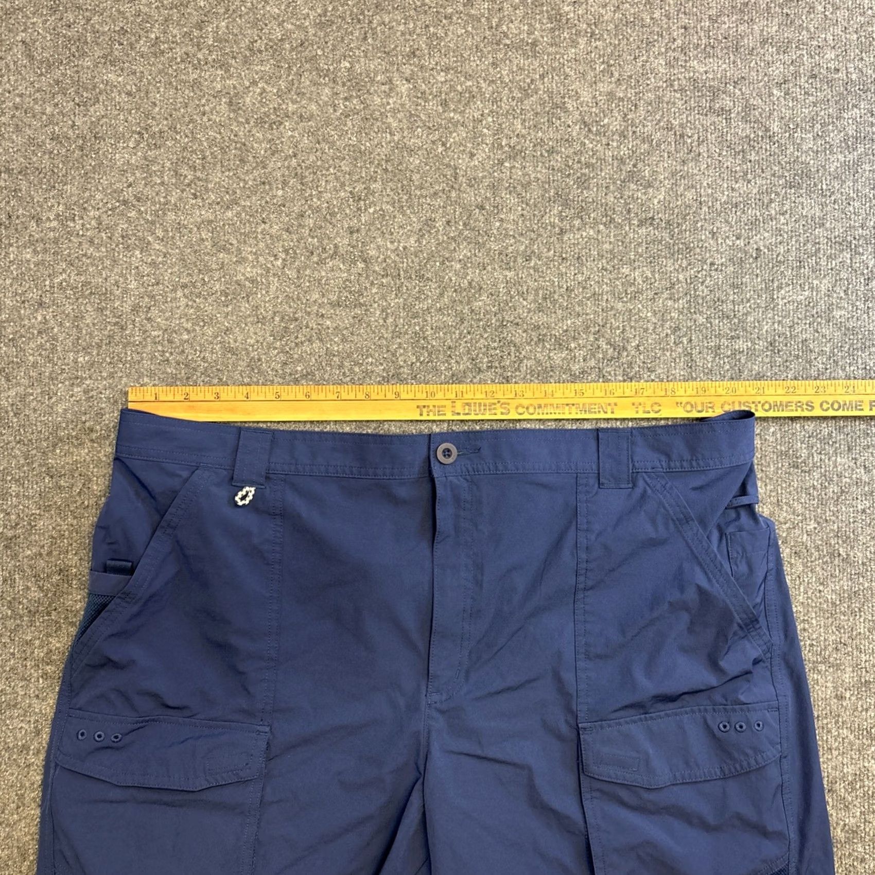 Vintage Columbia PFG Shorts Mens XXL Blue Outdoors Cargo Pockets Fishing Utility Hiking Cargo Pocket 2XL Regular Men Size US 39 - 3 Thumbnail