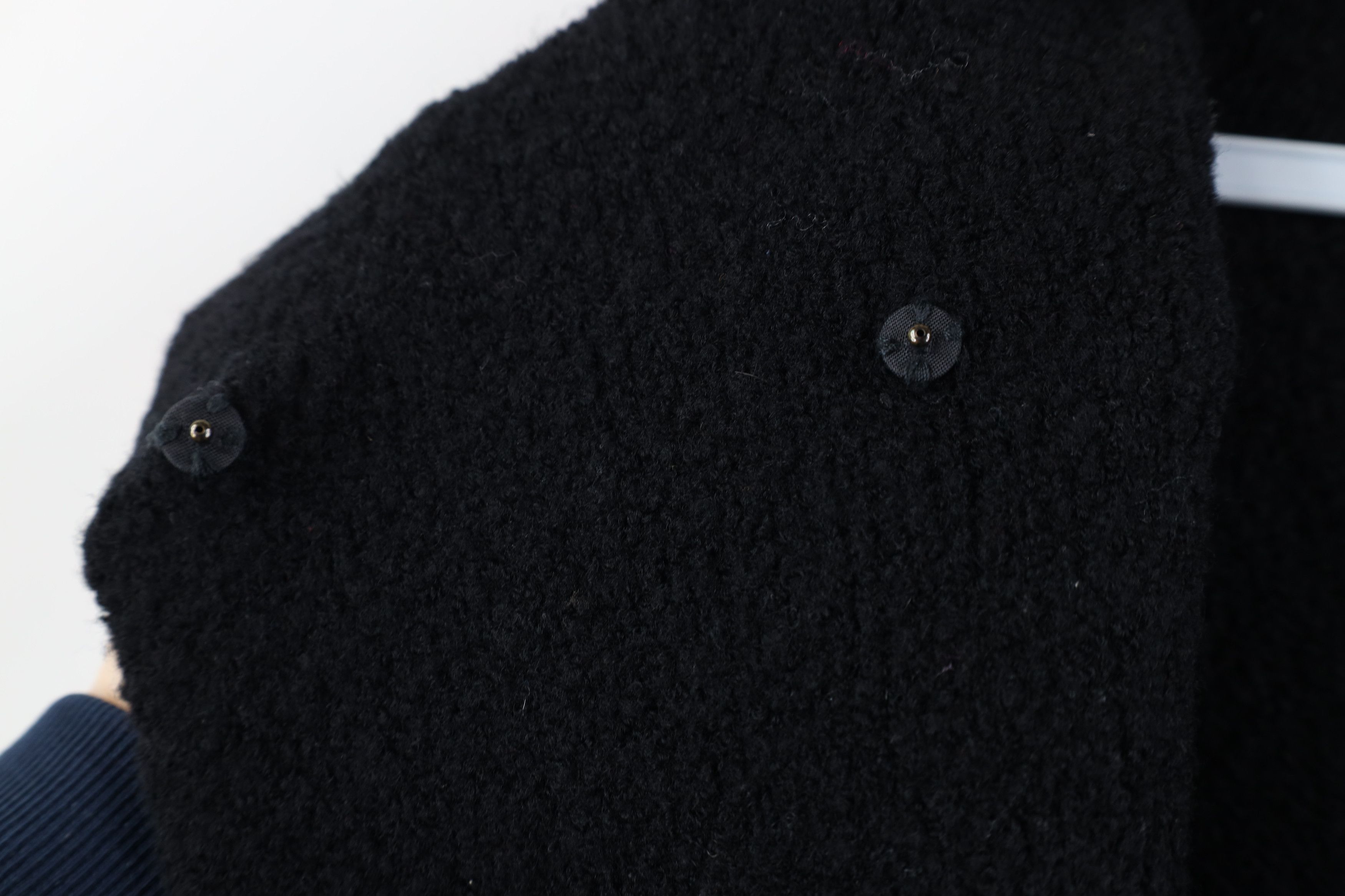 Eileen Fisher Eileen Fisher Wool Collared Top Button Sweater Jacket Black Size M / US 6-8 / IT 42-44 - 6 Thumbnail
