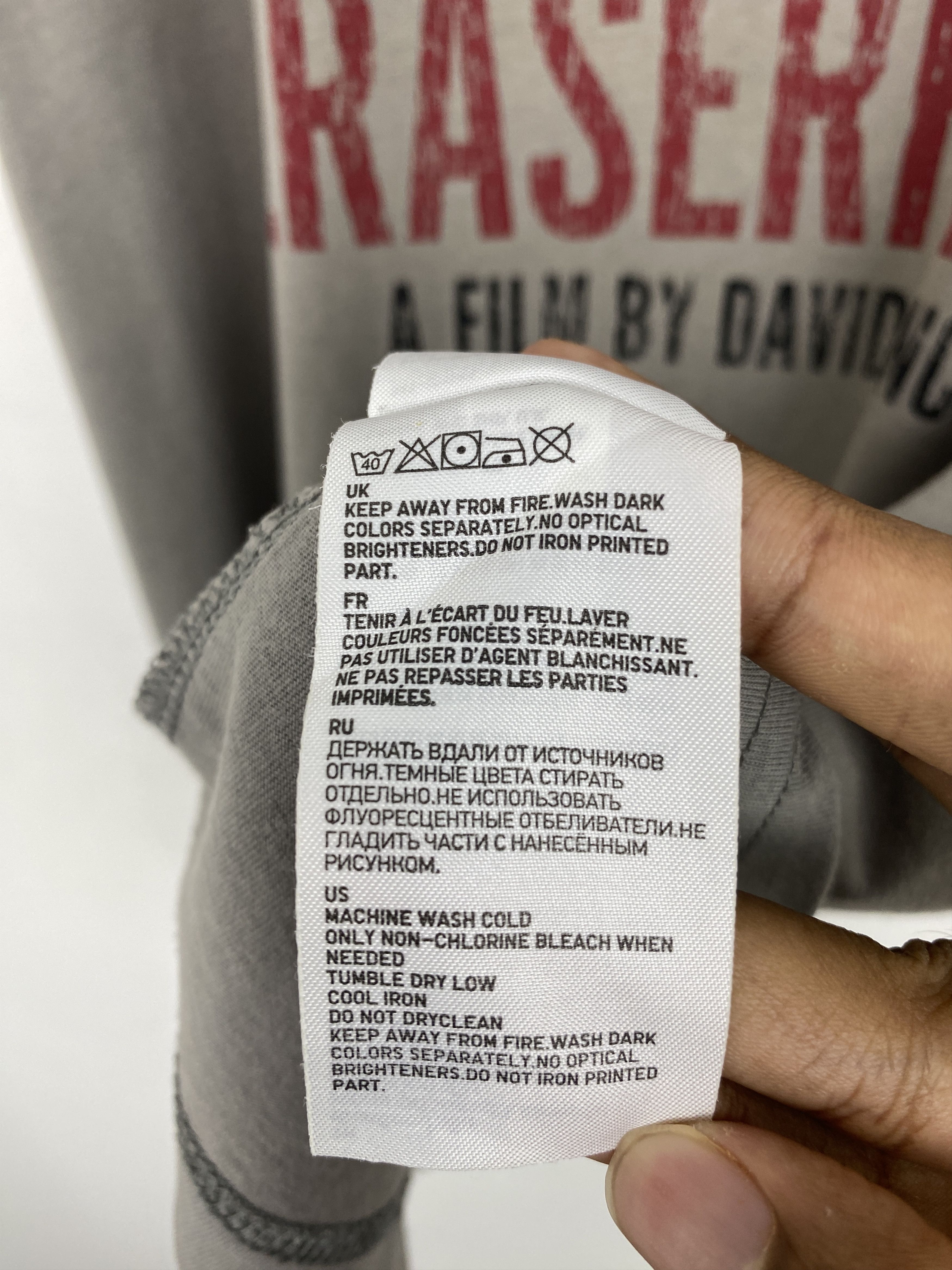 Uniqlo × Vintage Uniqlo Eraserhead Movie T Shirt TA0635 Size US M / EU 48-50 / 2 - 8 Thumbnail