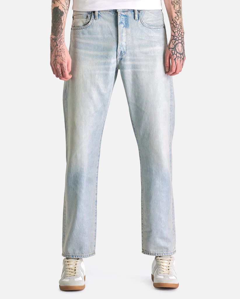 o1s1v1r1oon0825 Holo Mermaid Denim in Light Blue
