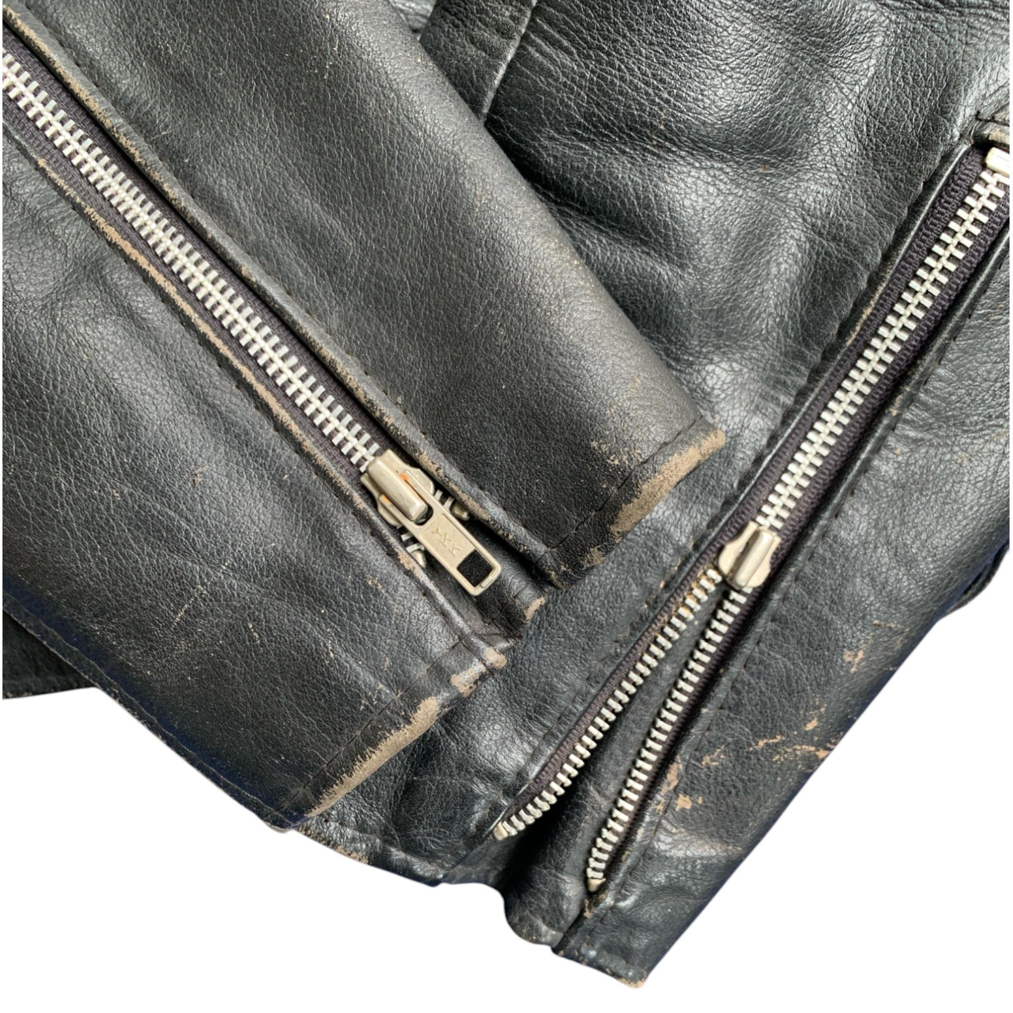 Genuine Leather × Lewis Leathers × Vintage Vintage Rare Triple six 666 Leather Jacket England Size US XL / EU 56 / 4 - 8 Thumbnail
