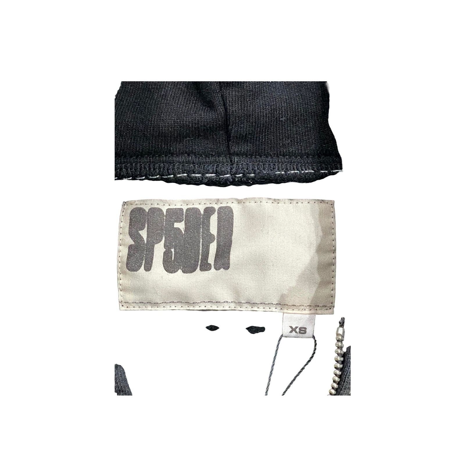 Sp5der Sp5der "Studded" Zip Up Black & Yellow Hoodie Size US XS / EU 42 / 0 - 3 Thumbnail