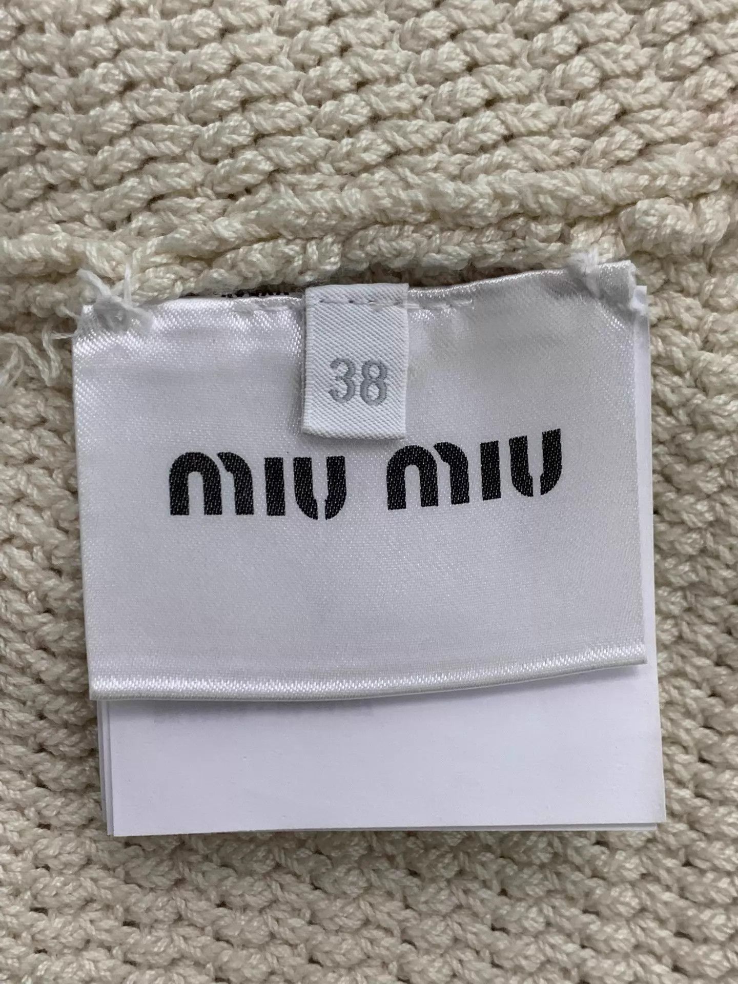 Miu Miu MIU MIU Knit Cami Top Size 38 New Size XS / US 0-2 / IT 36-38 - 6 Thumbnail