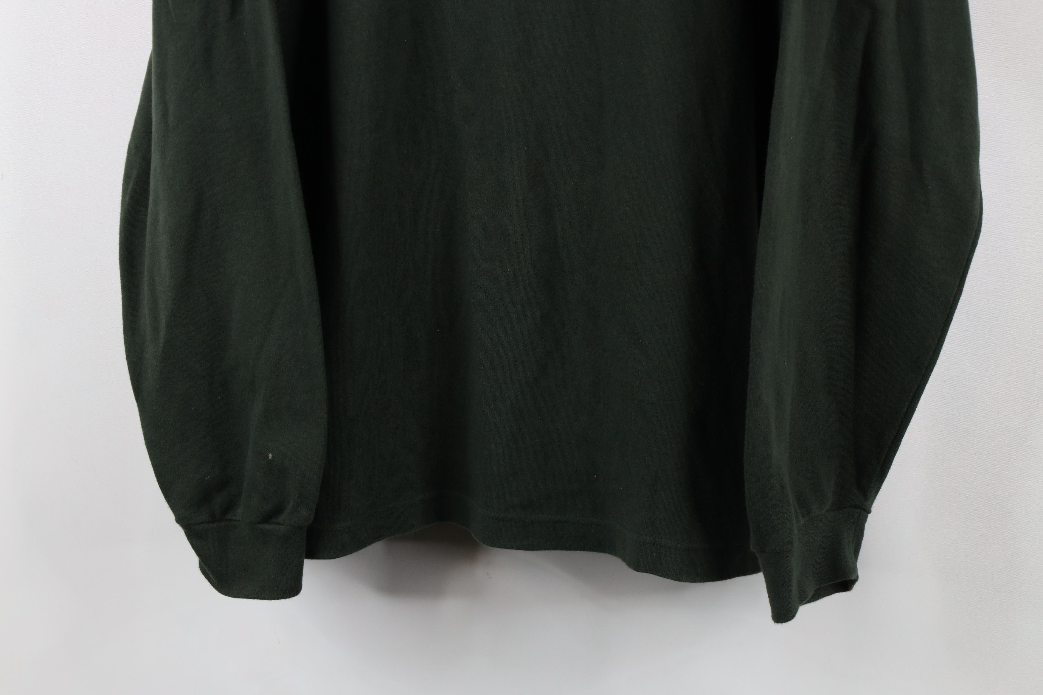 Vintage × Woolrich Woolen Mills Vintage 90s Woolrich Blank Mock Neck Long Sleeve T-Shirt USA Size US L / EU 52-54 / 3 - 3 Thumbnail